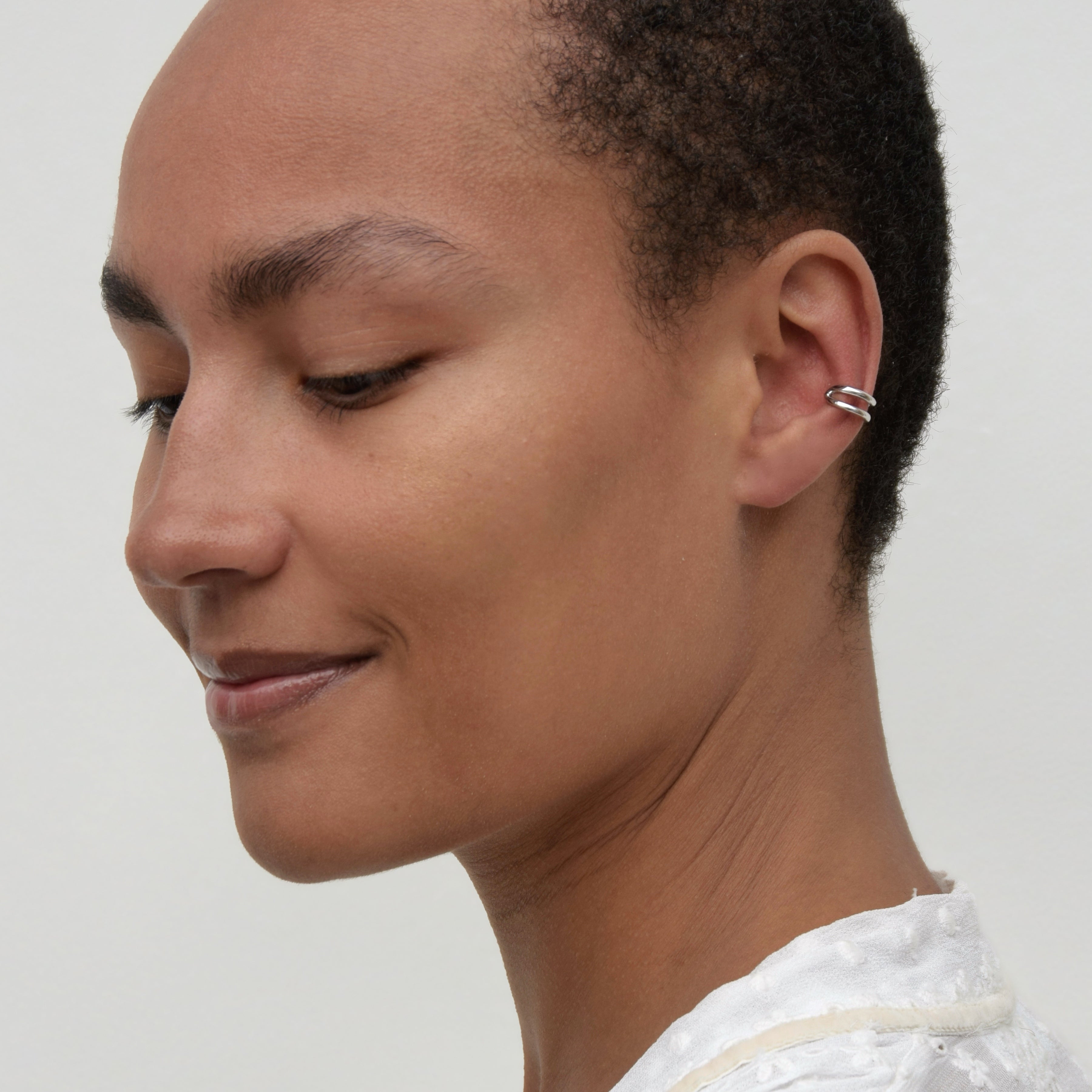 Asta Earcuff - Silver Plated