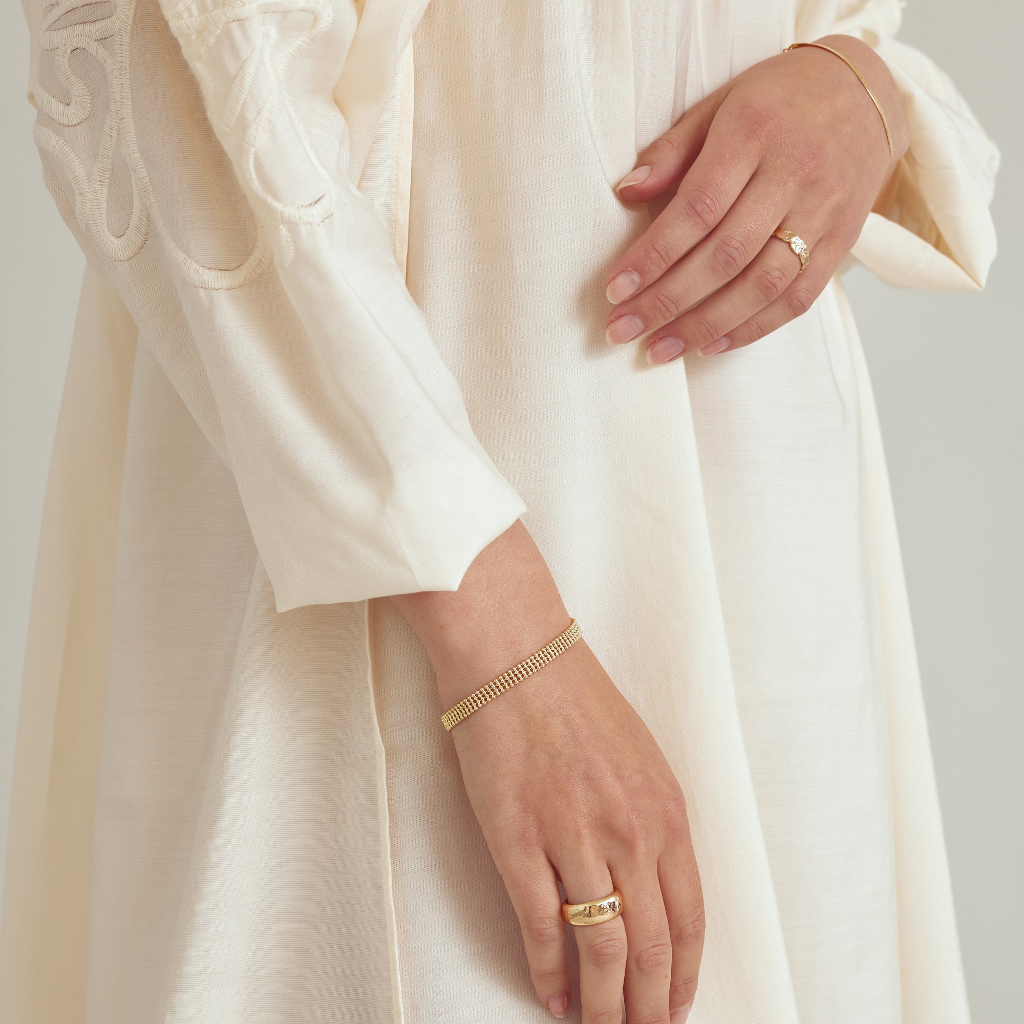 Eden Bracelet - 18 carat gold plated