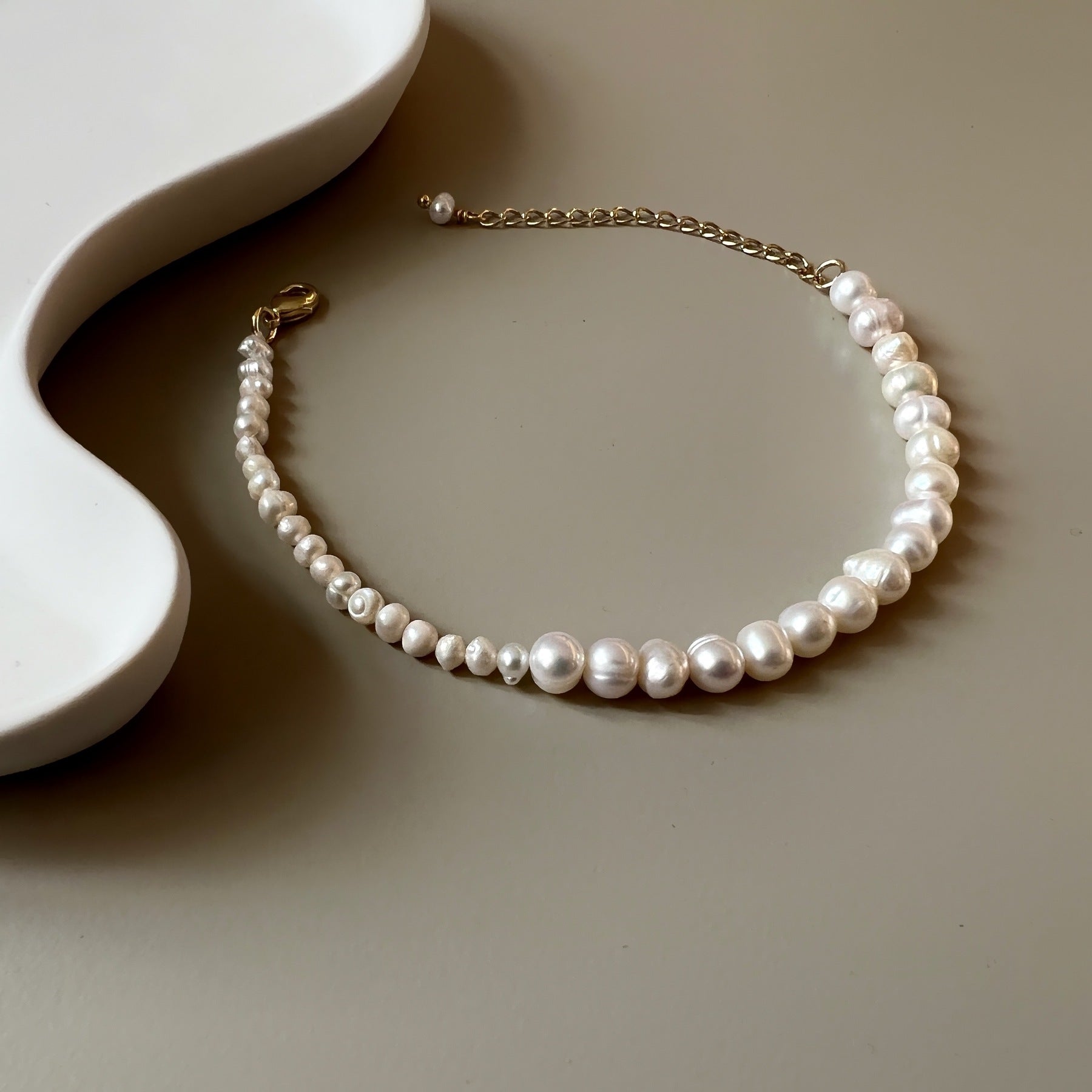 Vega Pearl Bracelet - 18 carat gold plated