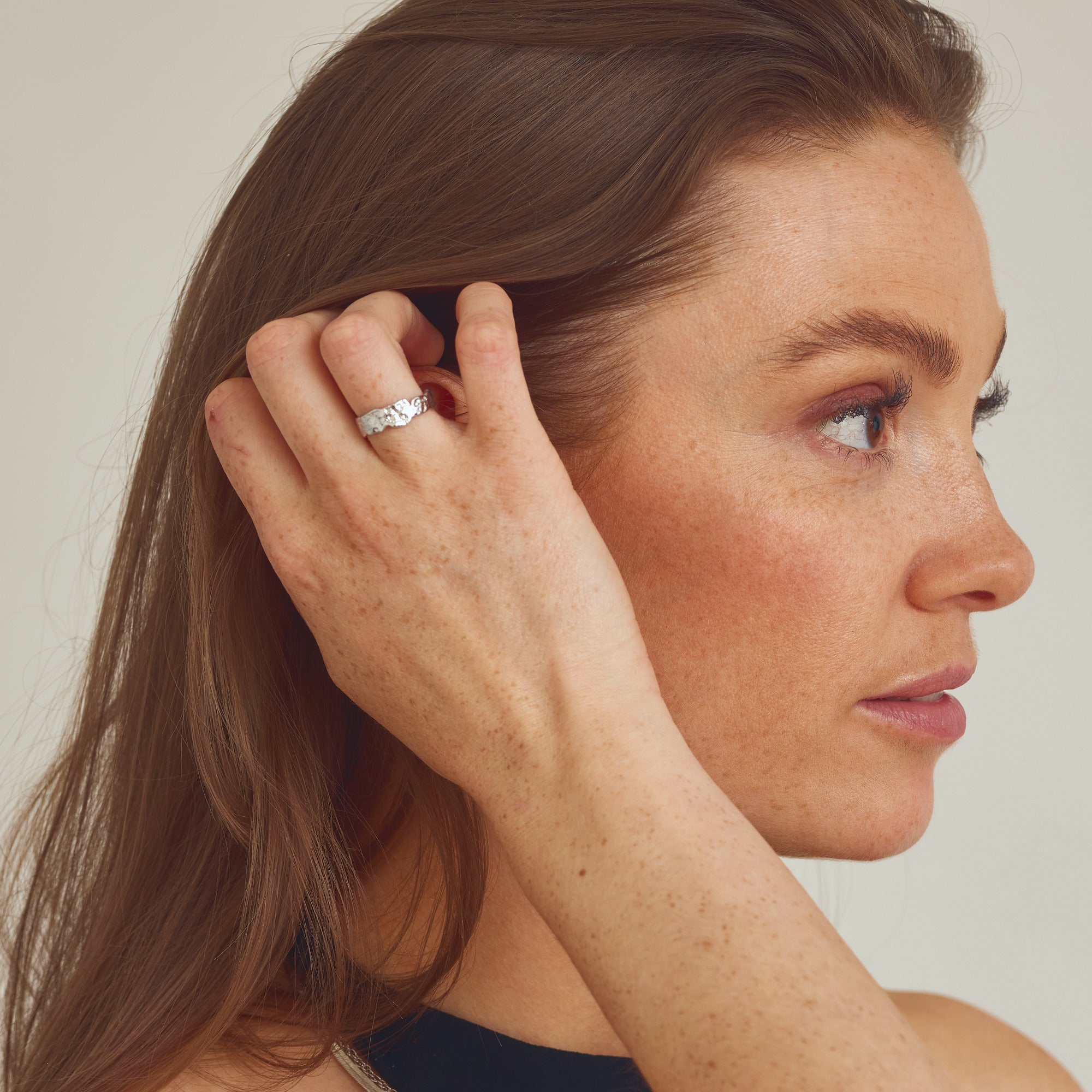 Nina Ring - Silver plated