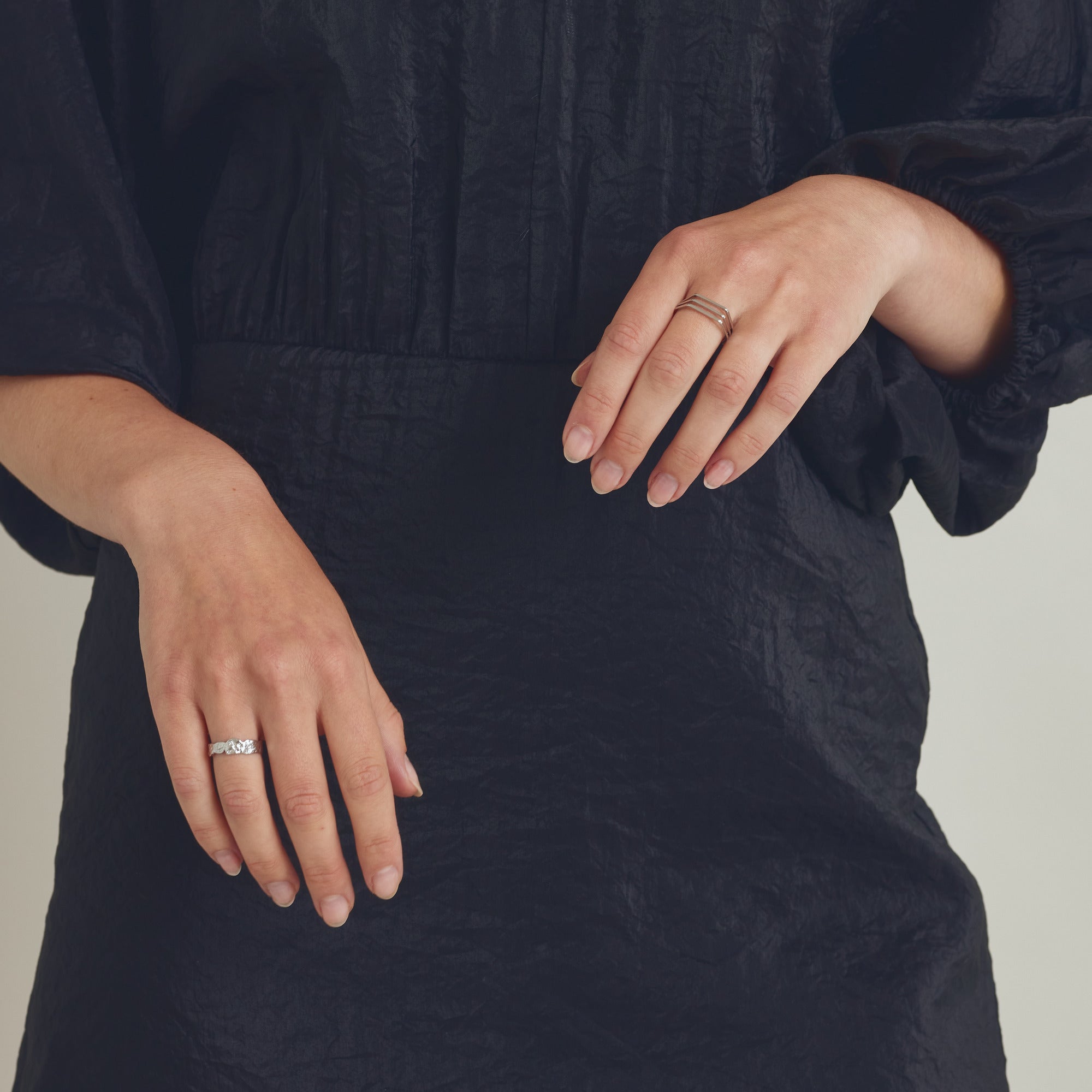 Nina Ring - Silver plated