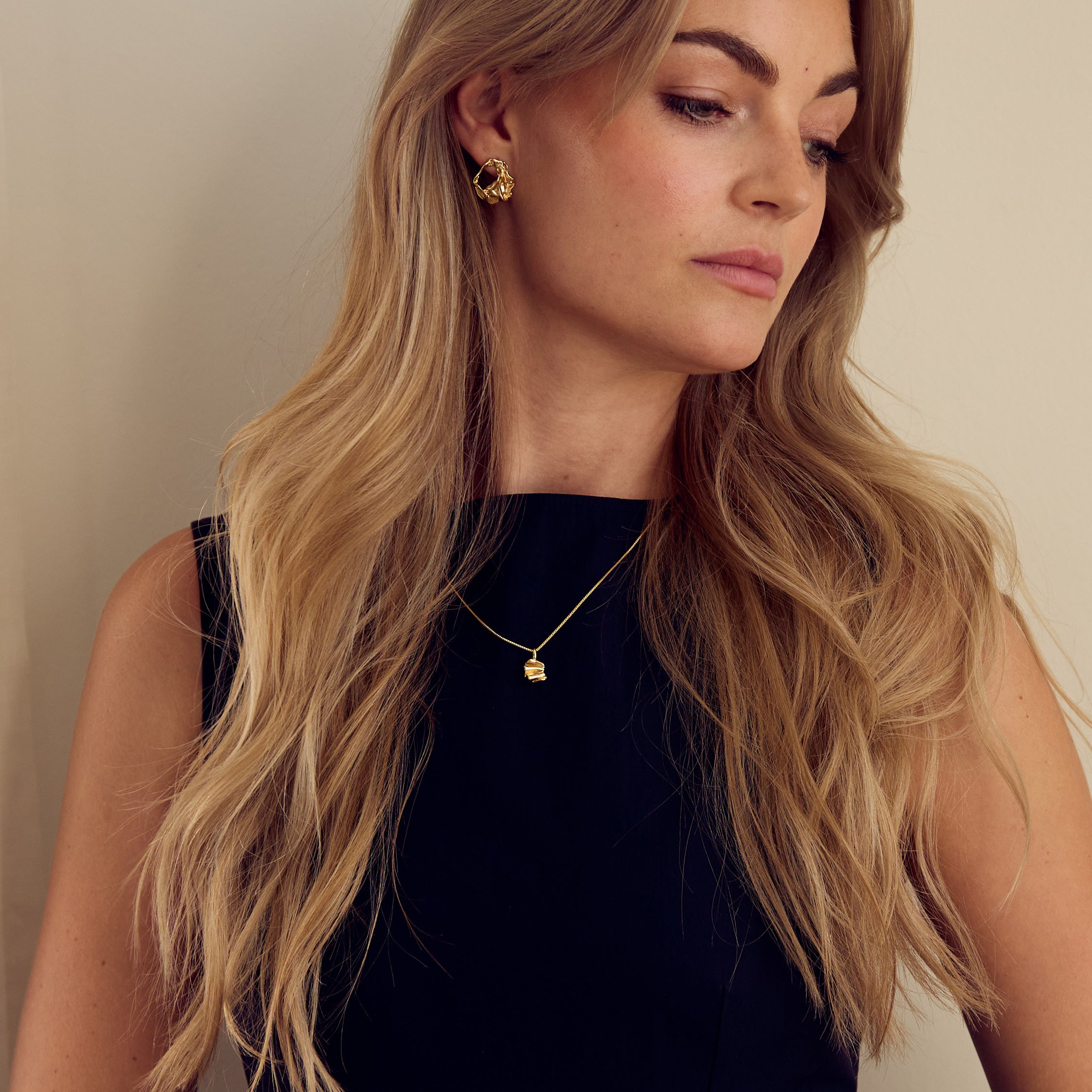 Frigg Necklace - 18 carat gold plated