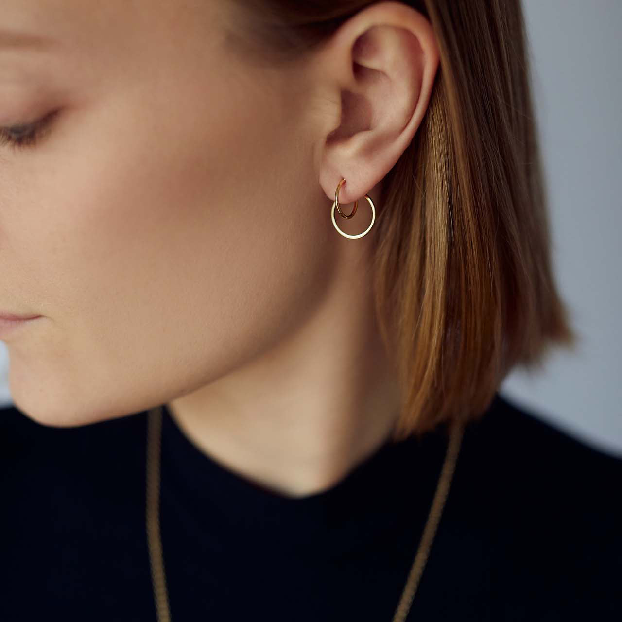 Sharin Earrings - 18 carat gold plated