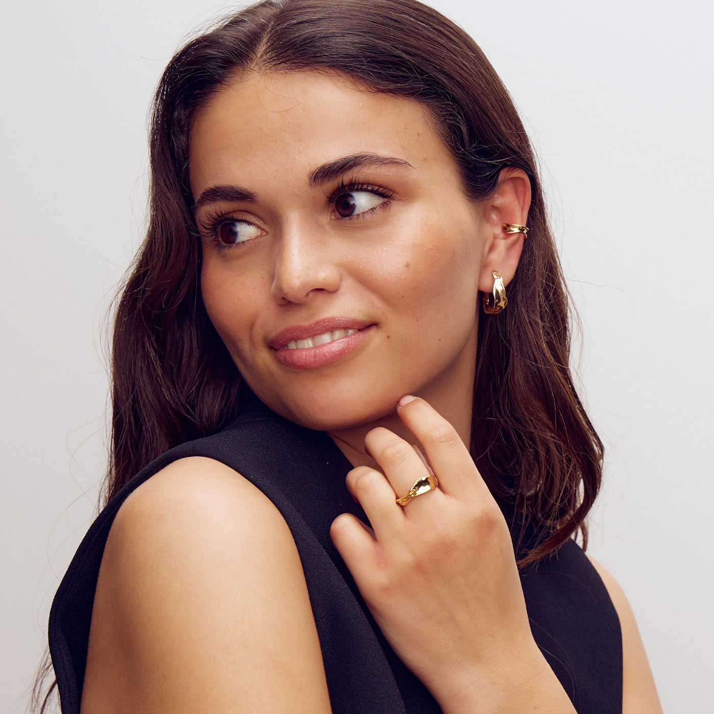 Ofelia Earcuff - 18 carat gold plated