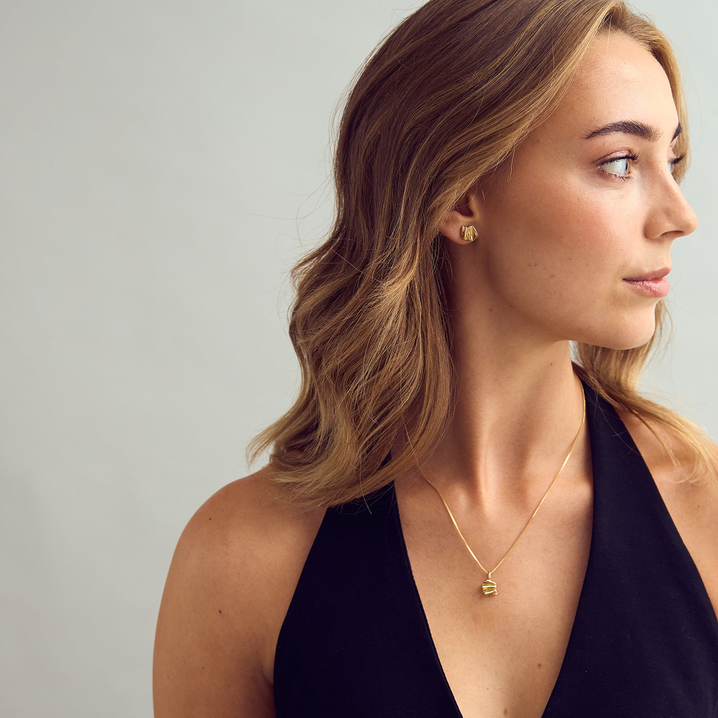 Frigg Necklace - 18 carat gold plated