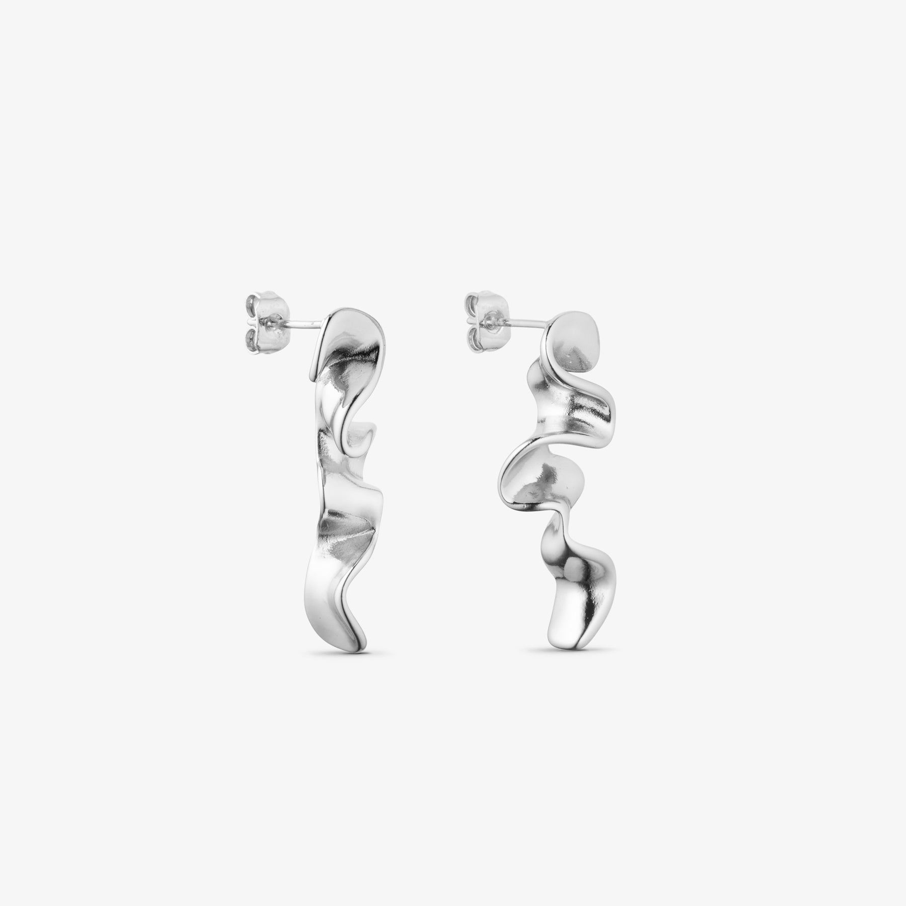 Caroline Earrings Small - Silver Plated