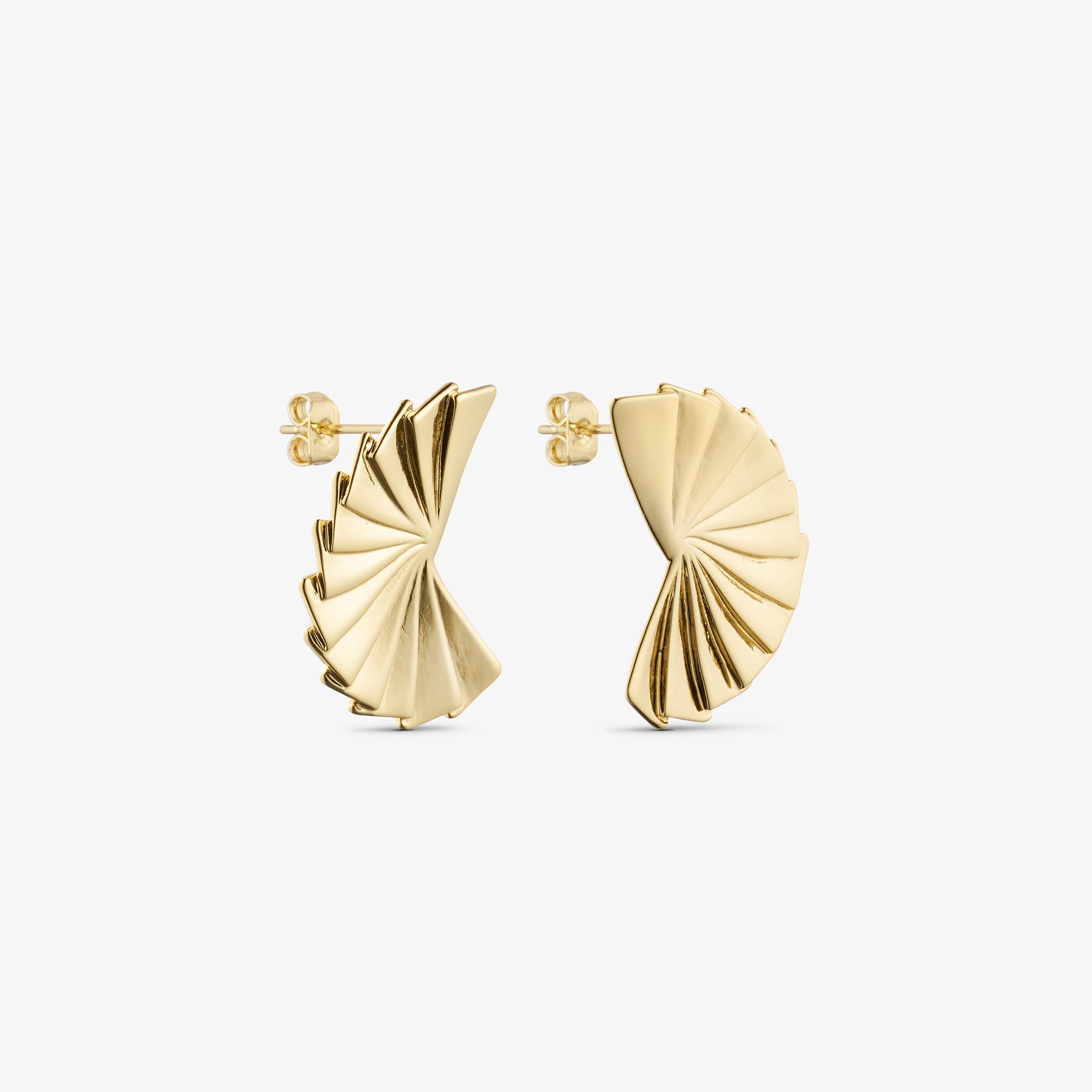 Cleo Earrings Small - 18 carat gold plated