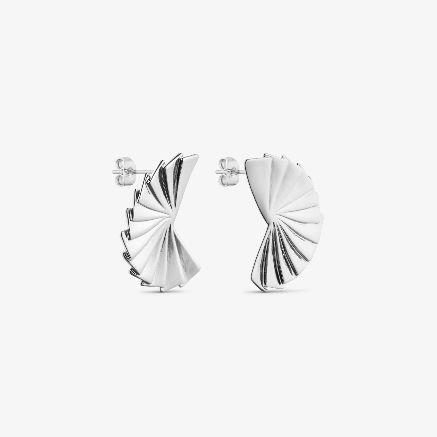 Cleo Earrings Small - Silver Plated