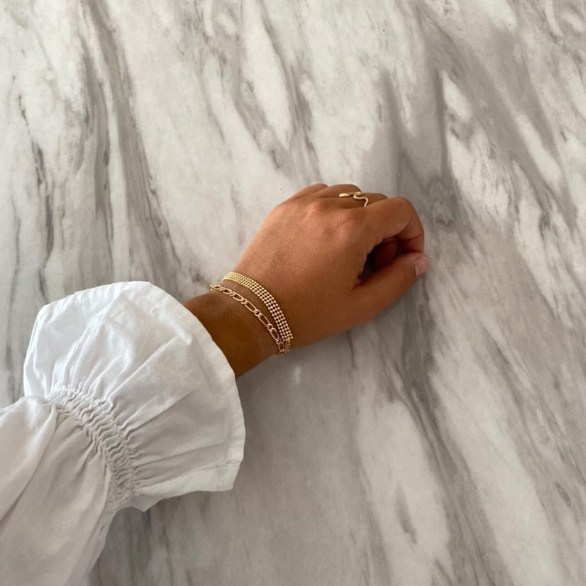 Barbette Bracelet - 18 carat gold plated