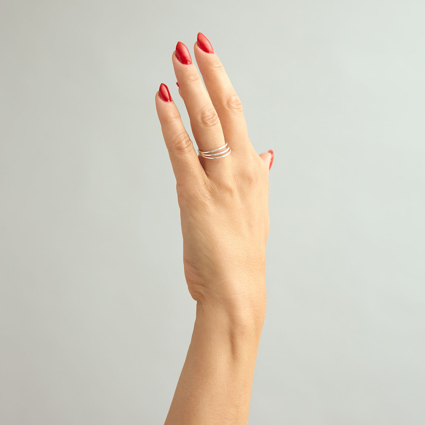 Iris Ring - Silver Plated