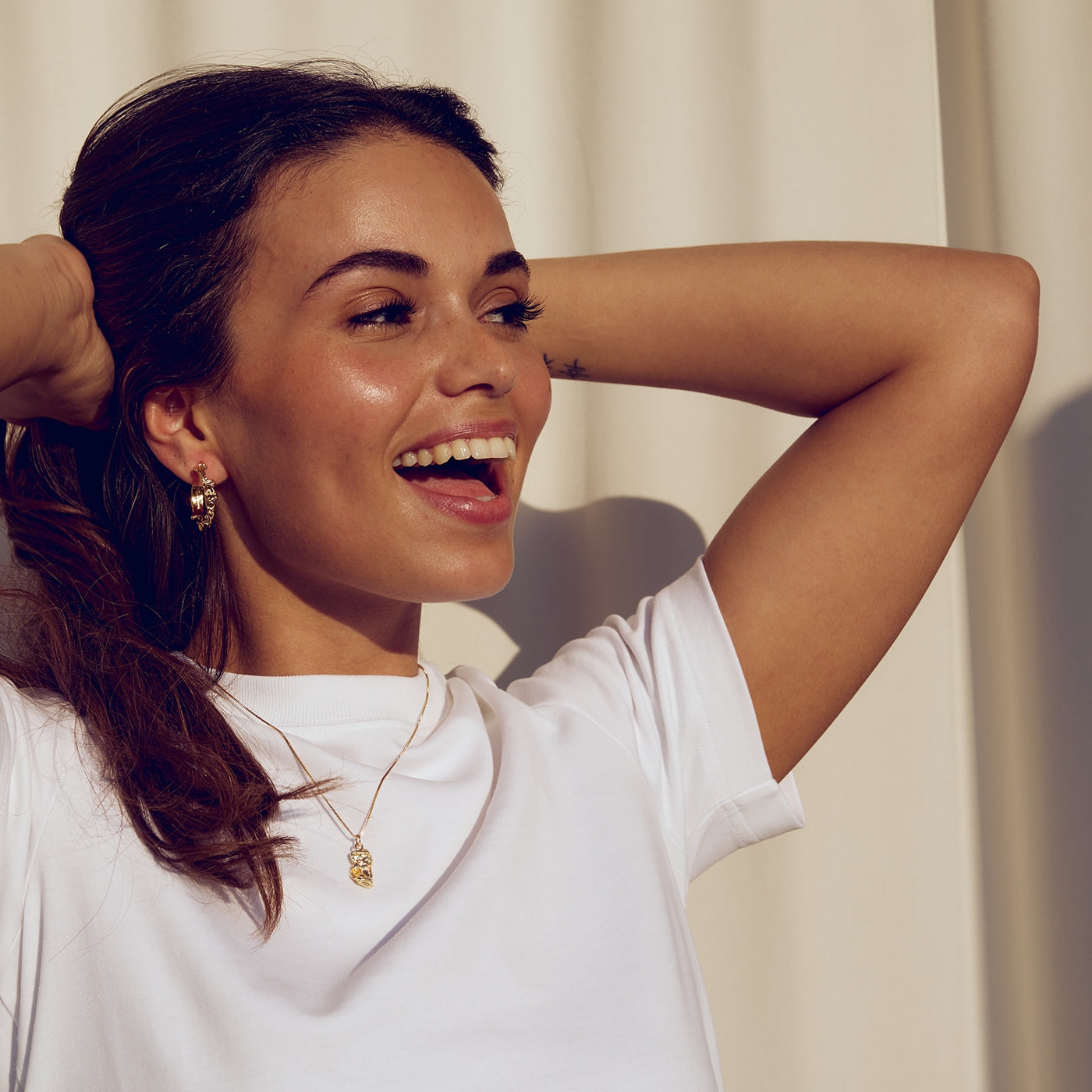 Noelle Necklace - 18 carat gold plated