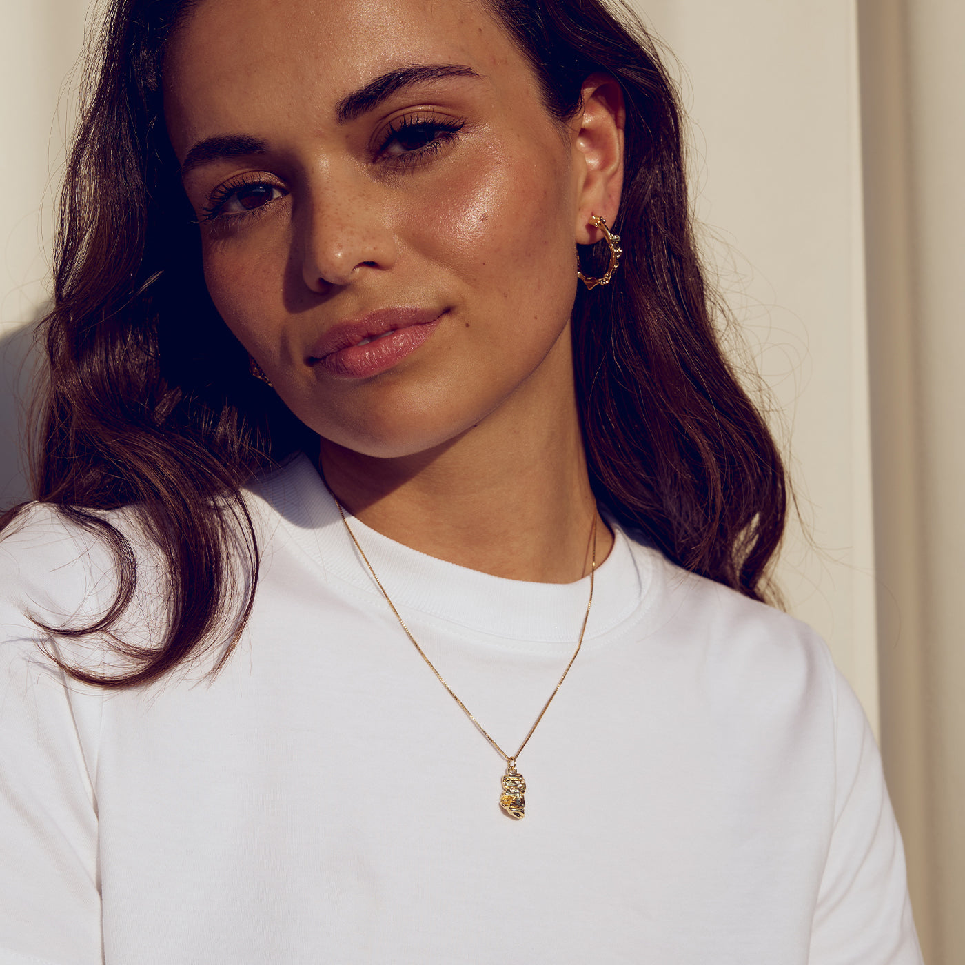 Noelle Necklace - 18 carat gold plated
