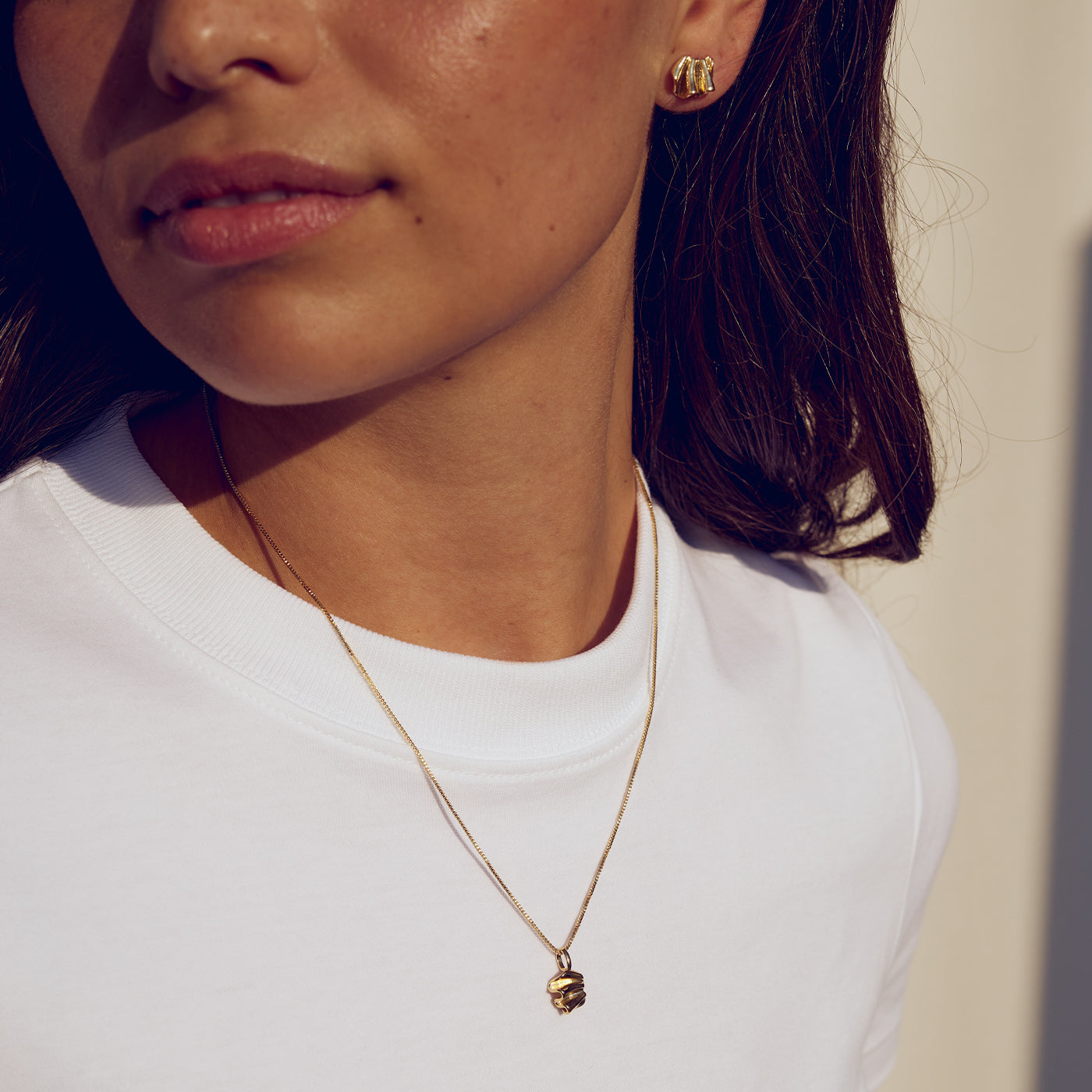 Frigg Necklace - 18 carat gold plated