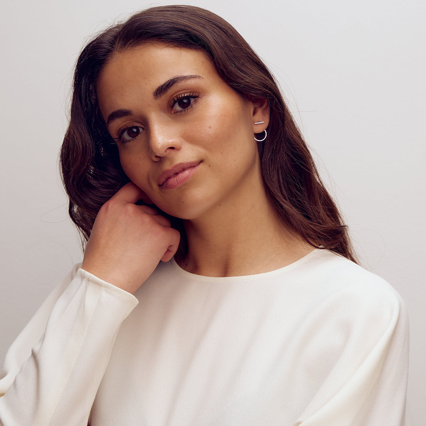 Fiona Earrings - Silver Plated