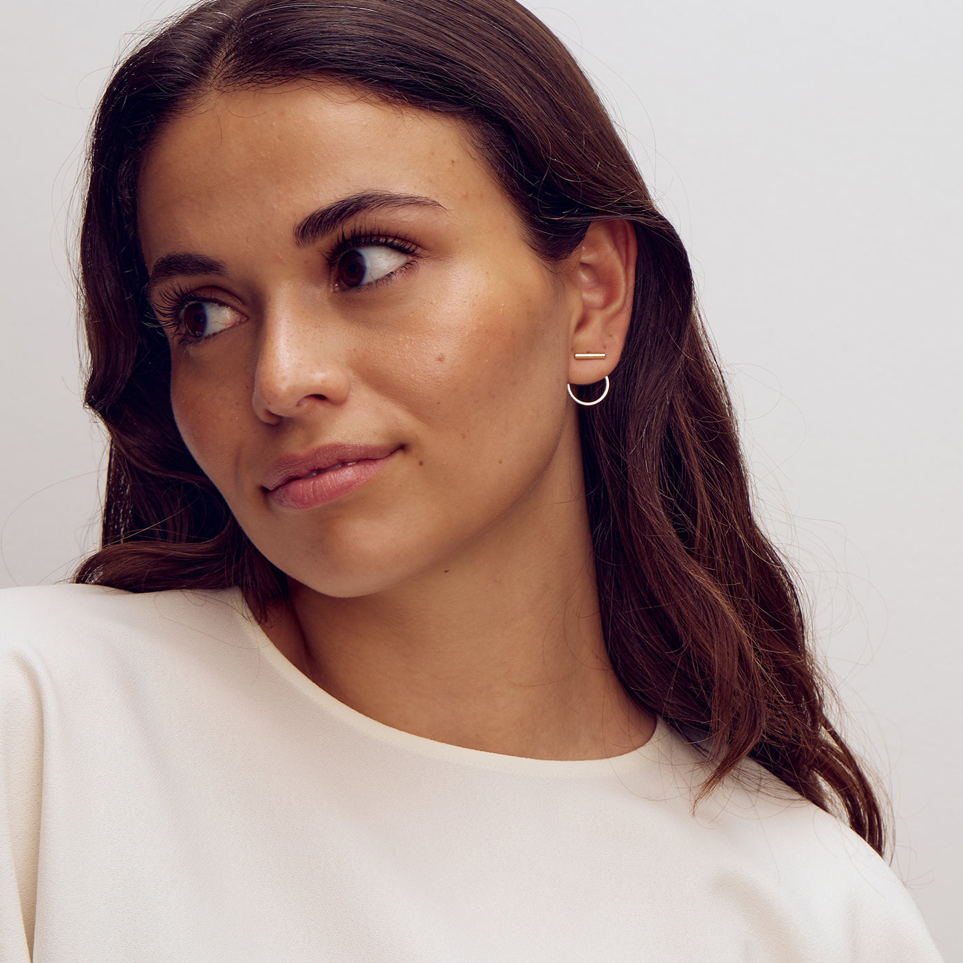 Fiona Earrings - 18 carat gold plated