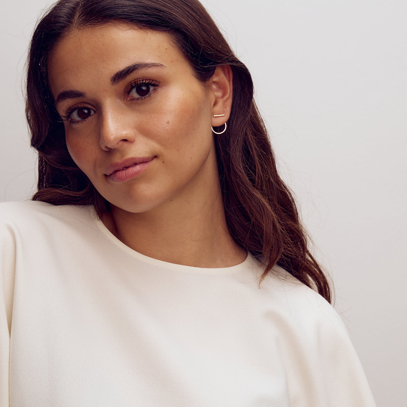 Fiona Earrings - 18 carat gold plated