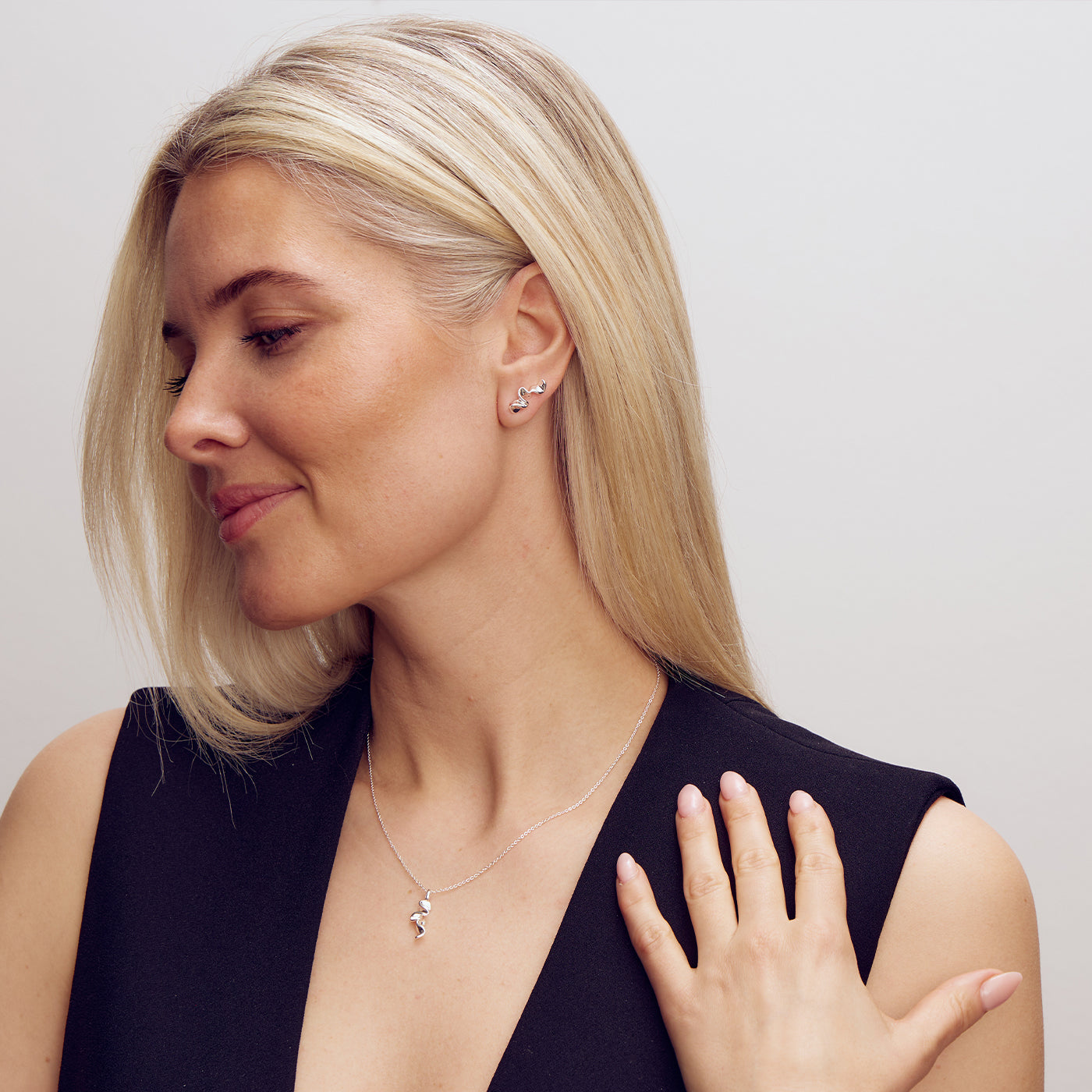 Caroline Necklace - Silver Plated