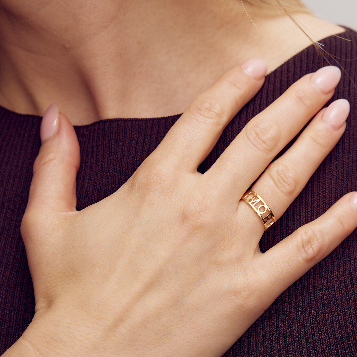 MOR Ring - 18 carat gold plated