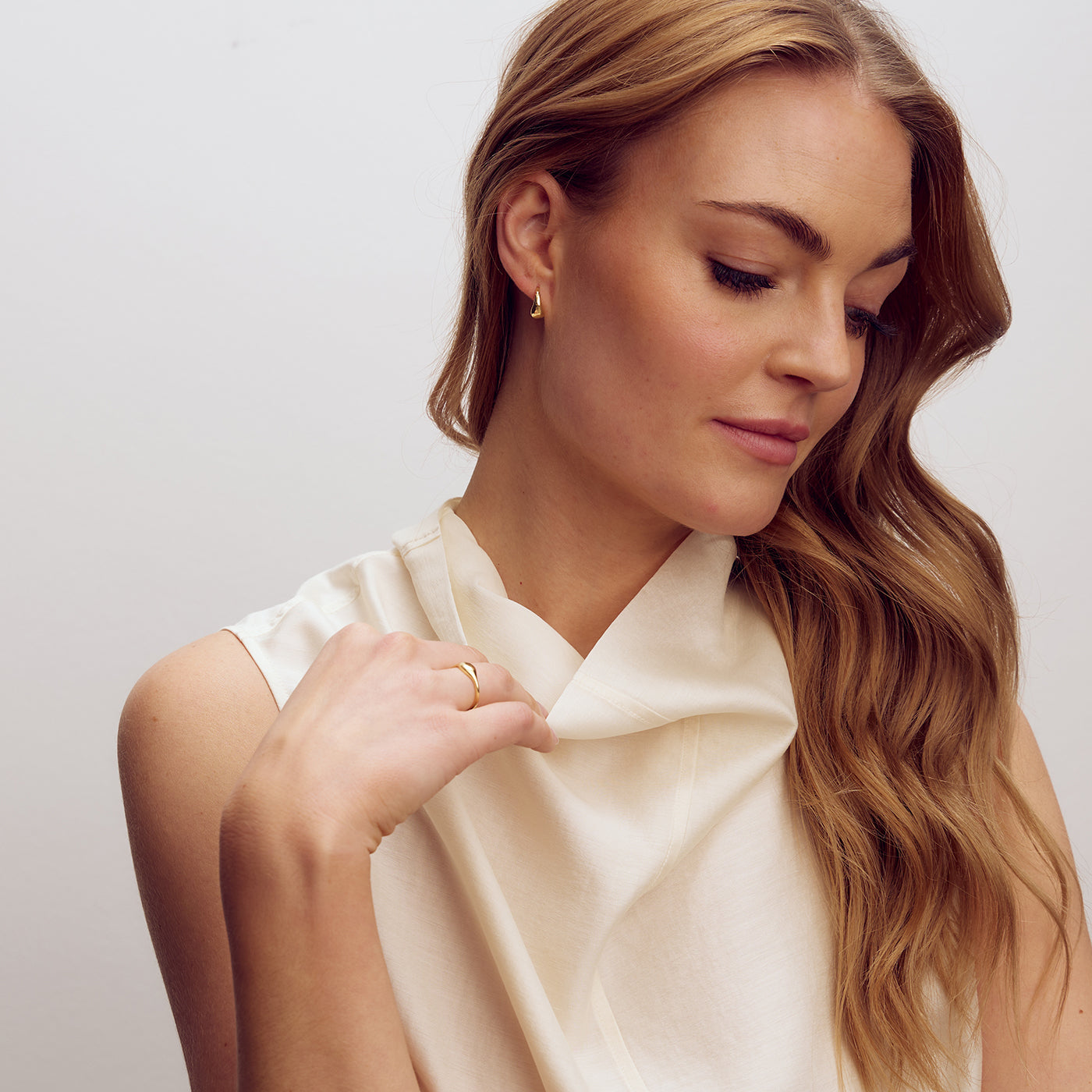 Vilma Earrings - 18 carat gold plated