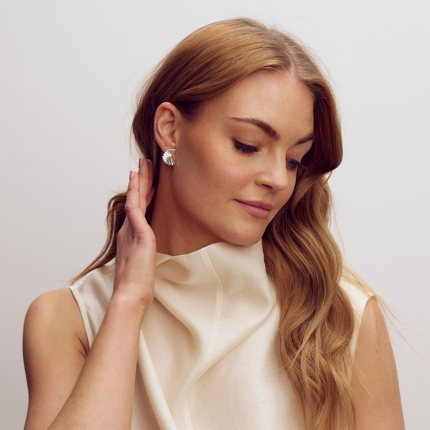 Cleo Earrings Small - Silver Plated