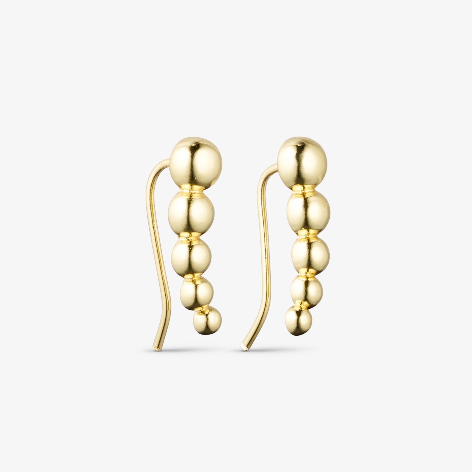 London Climber Earrings - 18 carat gold plated