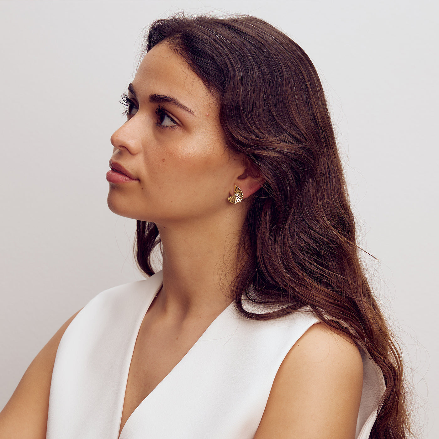 Cleo Earrings Small - 18 carat gold plated