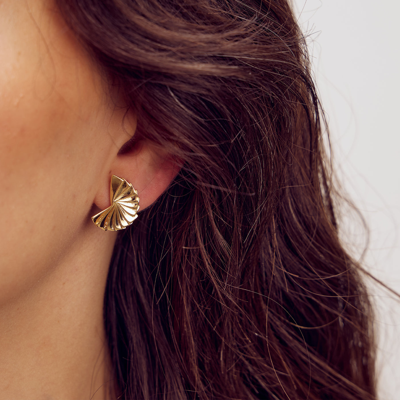 Cleo Earrings Small - 18 carat gold plated