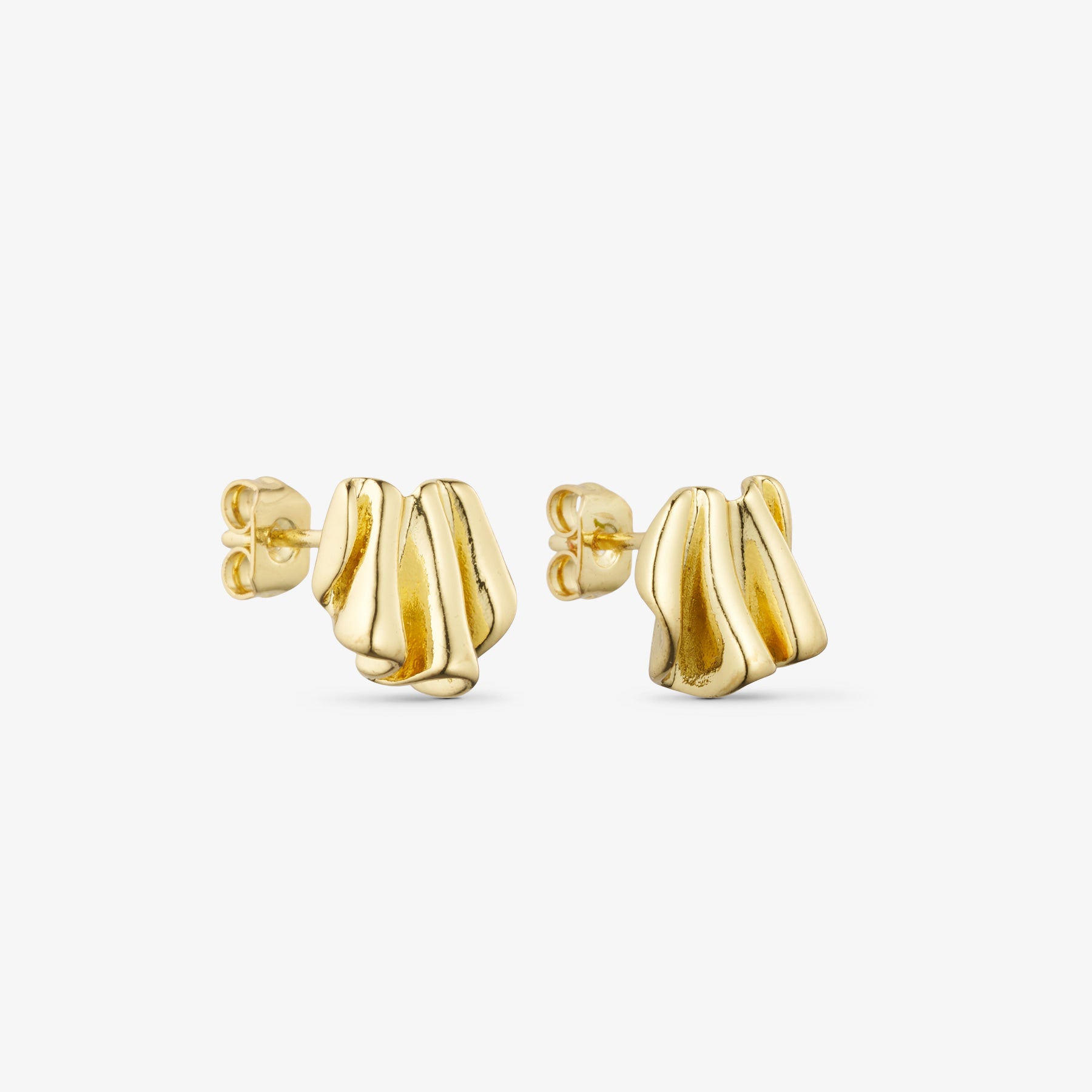 Frigg Earrings Small - 18 carat gold plated
