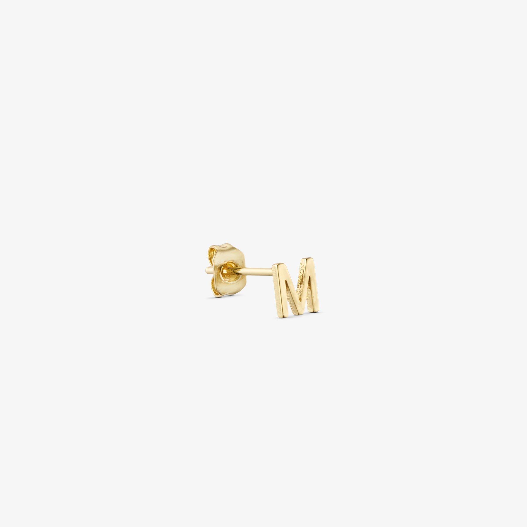 Letter Stud Earrings A-Z - 18 carat gold plated