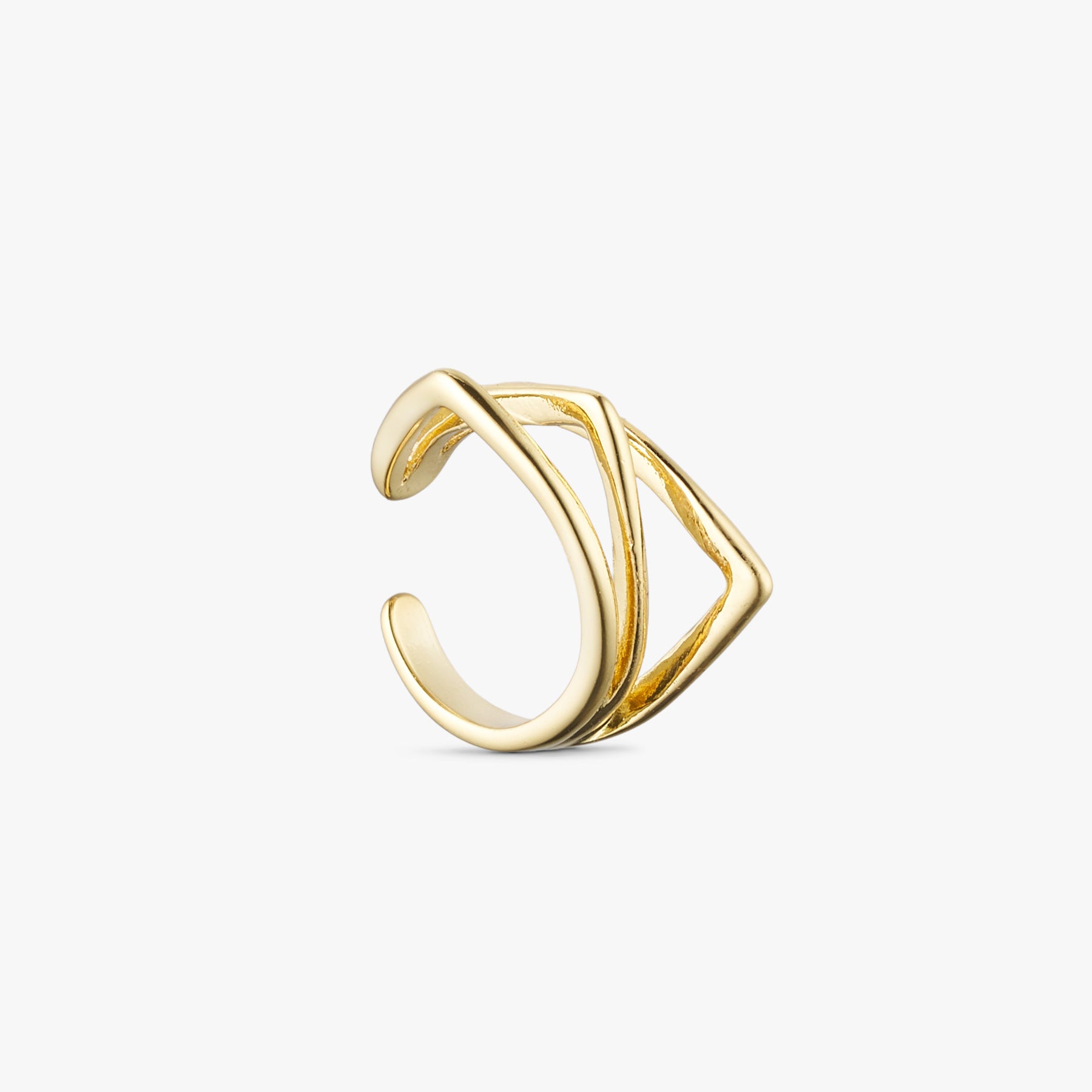 Gry Earcuff - 18 carat gold plated
