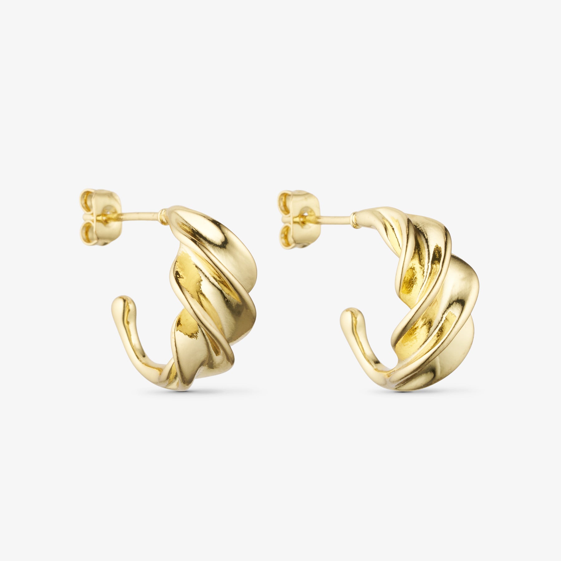 Hana Hoop Earrings - 18 carat gold plated