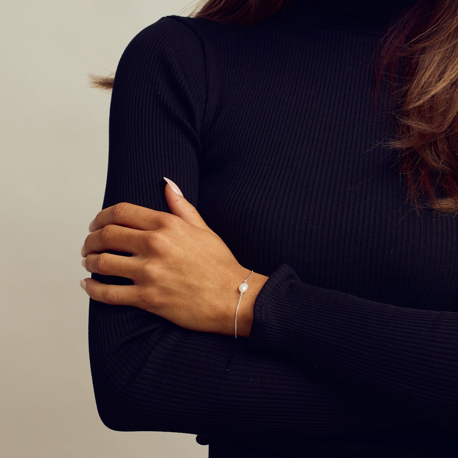 Lea Pearl Bracelet - Silver plated