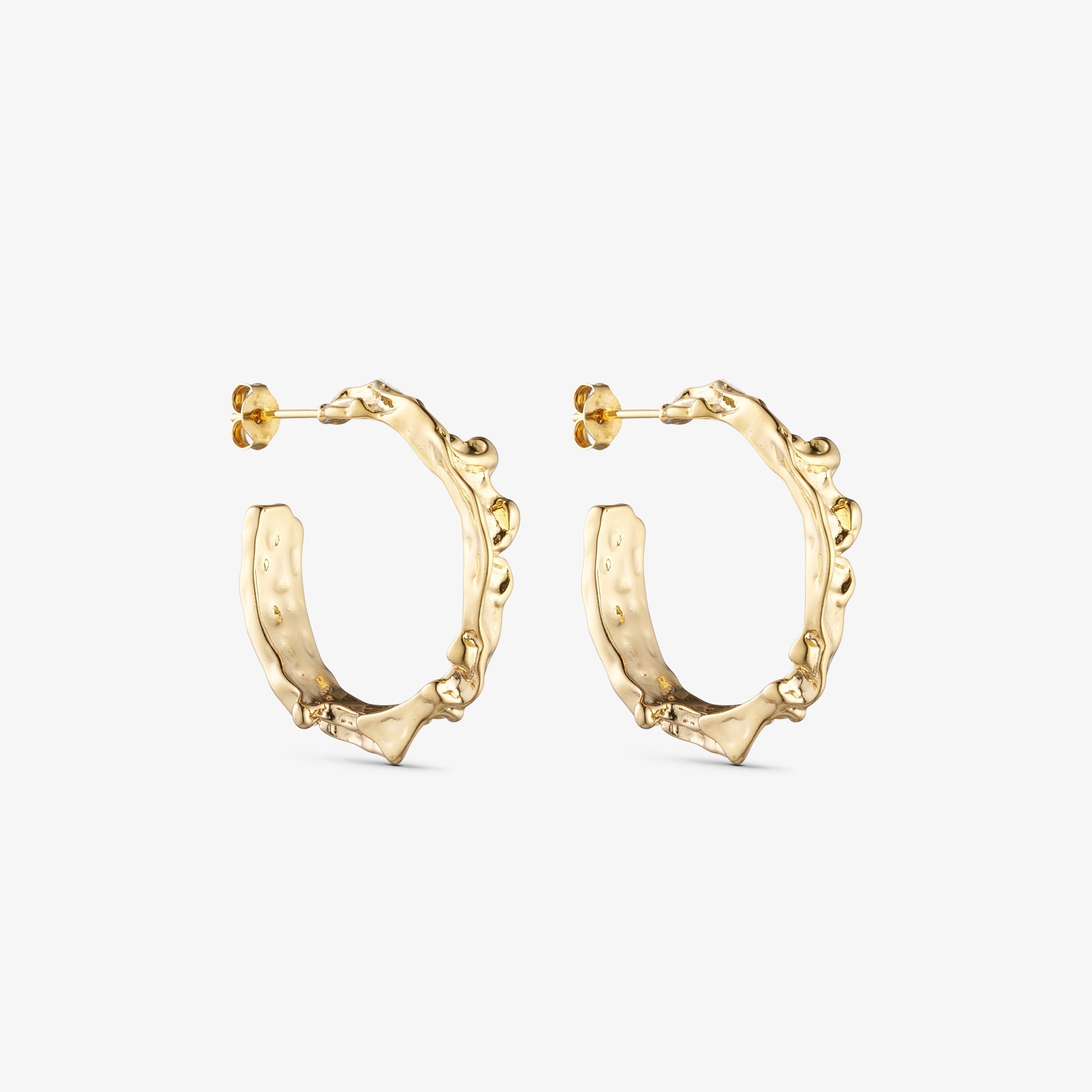 Noelle Earrings Small - 18 carat gold plated