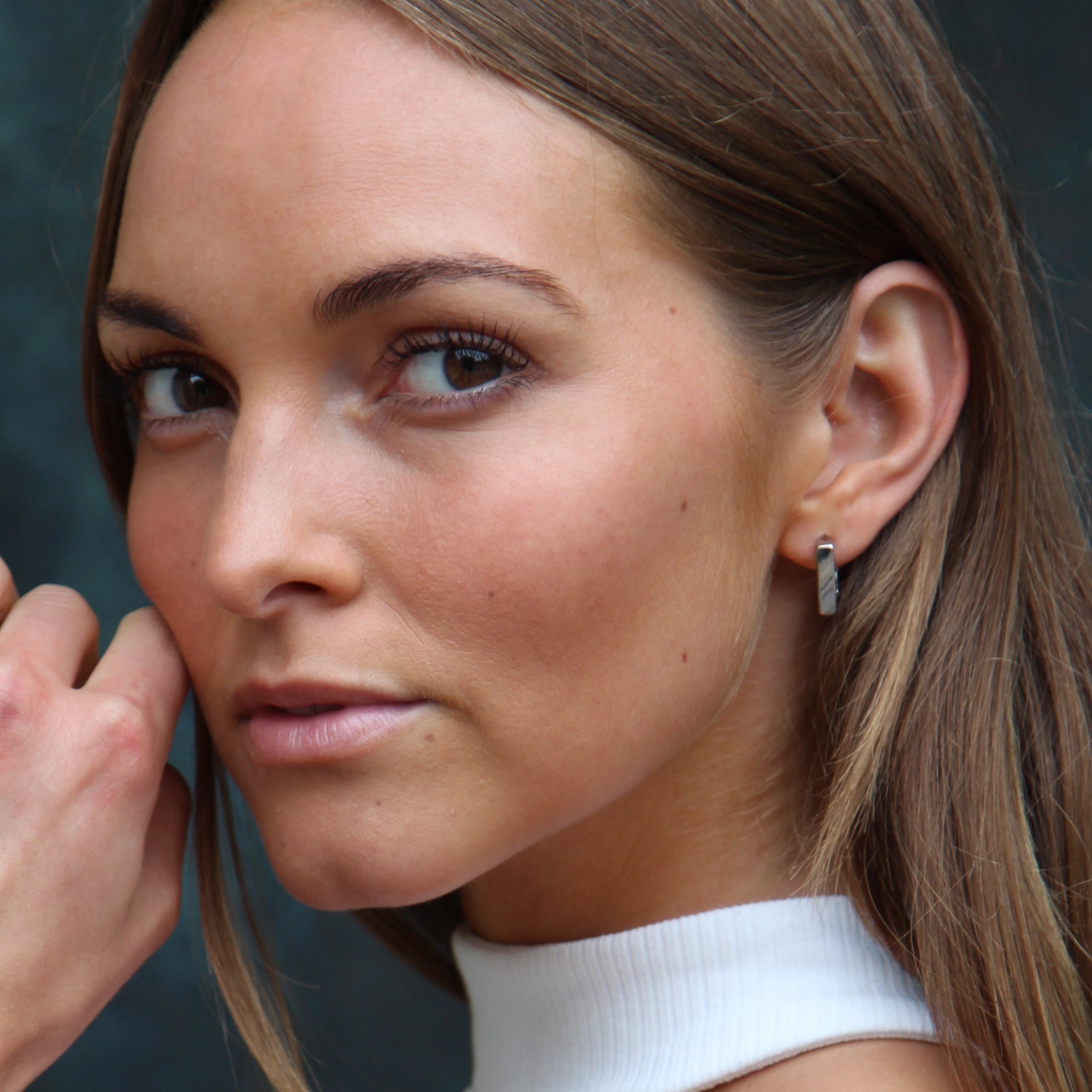 Olivia Earrings - Silver Plated