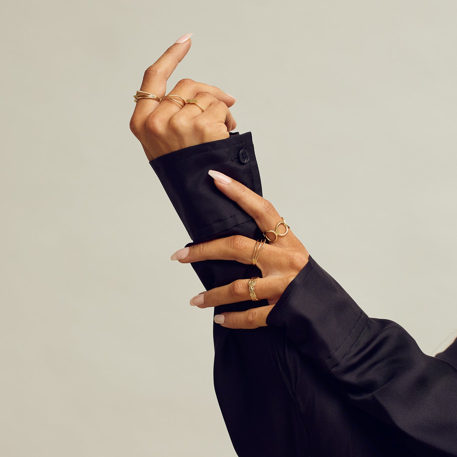 Ellen Ring - 18 carat gold plated
