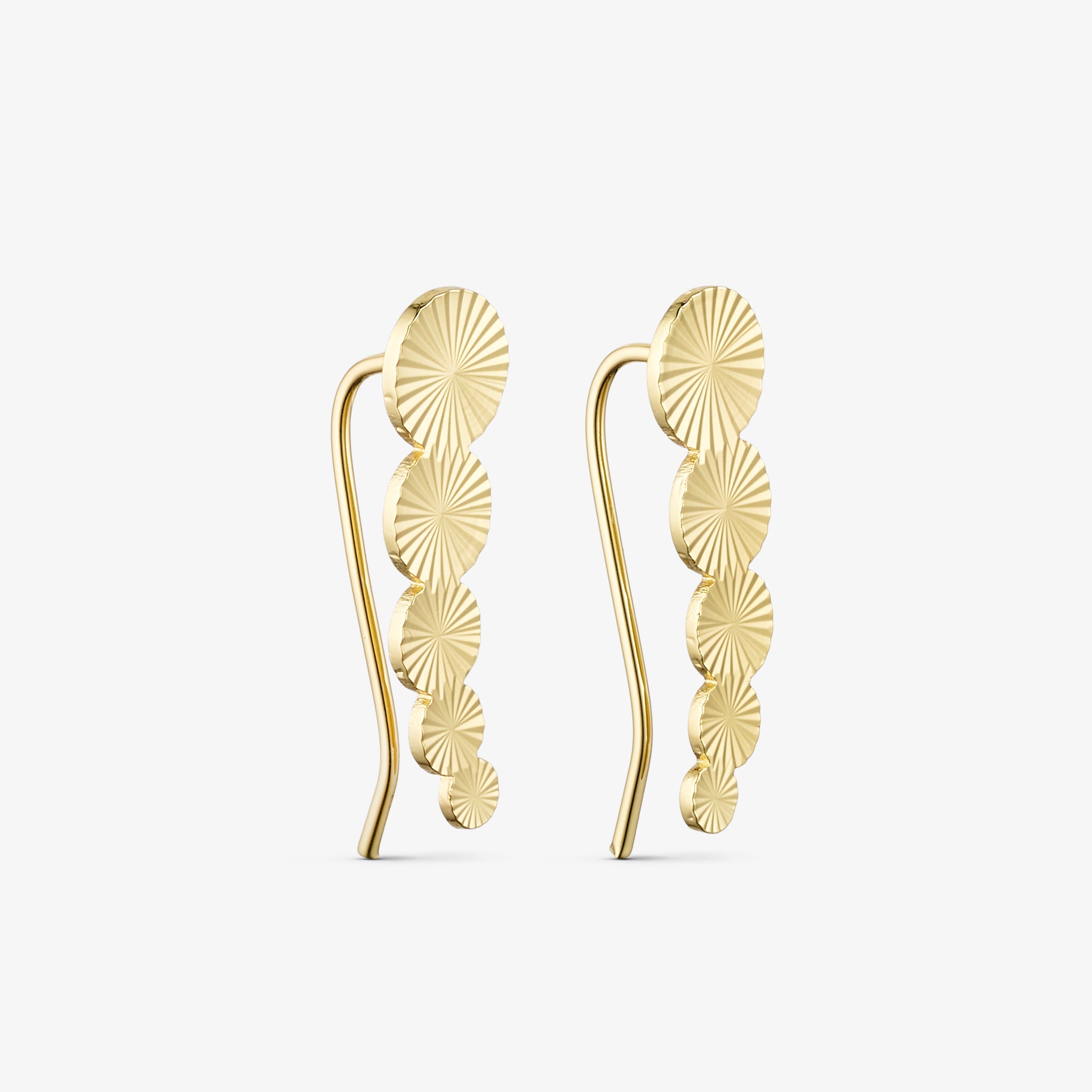 Scarlett Climber Earrings - 18 carat gold plated