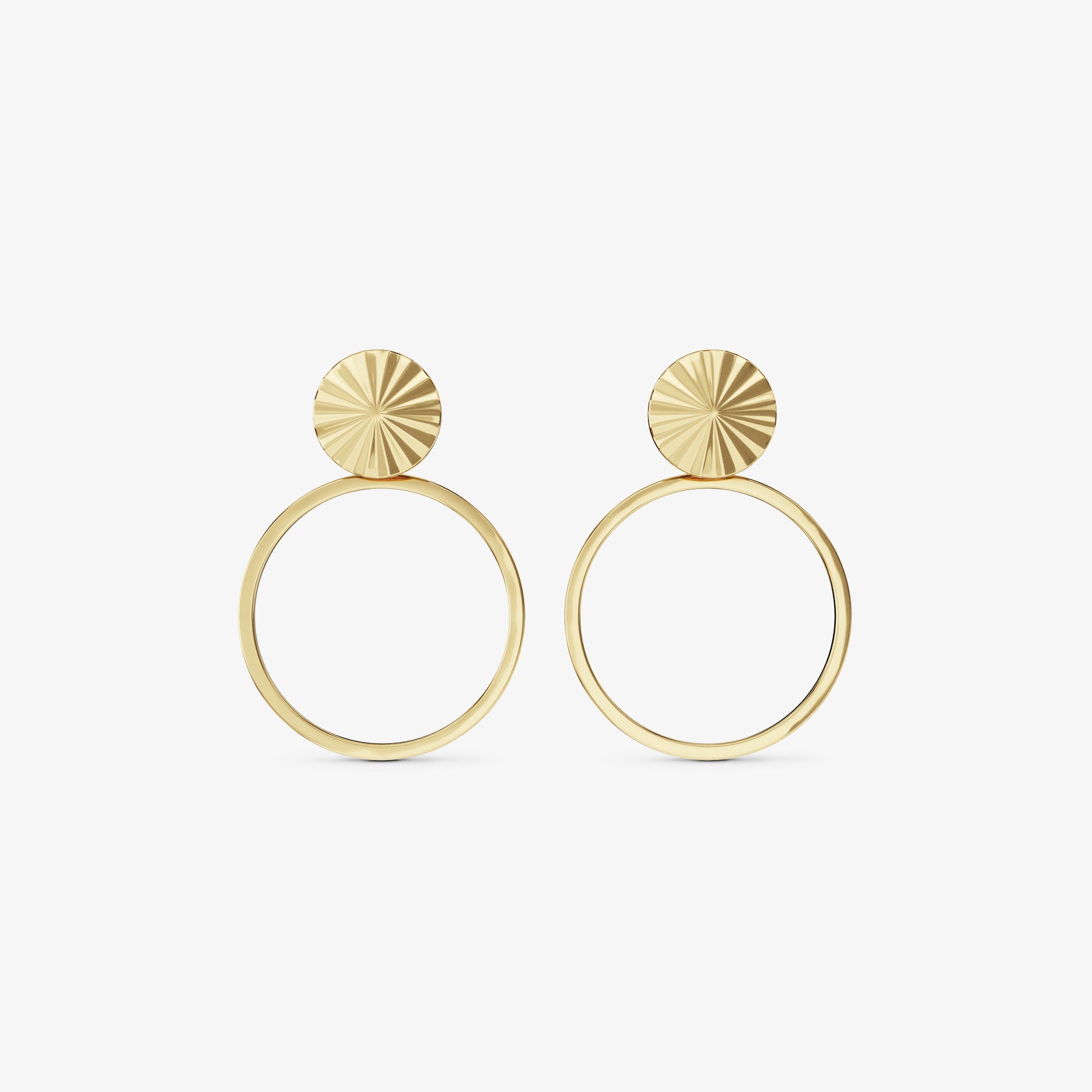 Scarlett Earrings - 18 carat gold plated