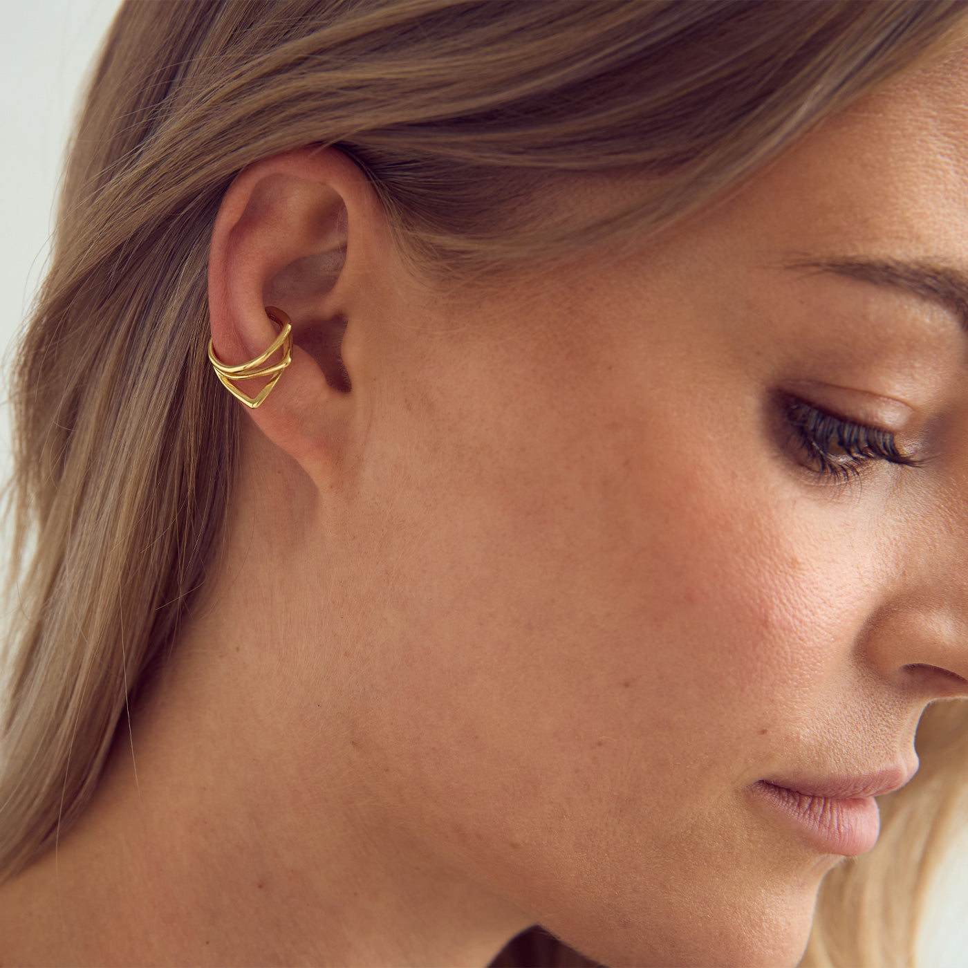 Gry Earcuff - 18 carat gold plated
