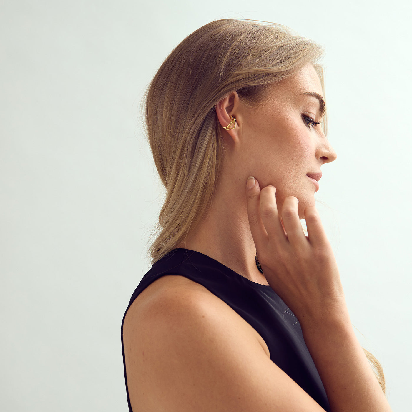 Gry Earcuff - 18 carat gold plated