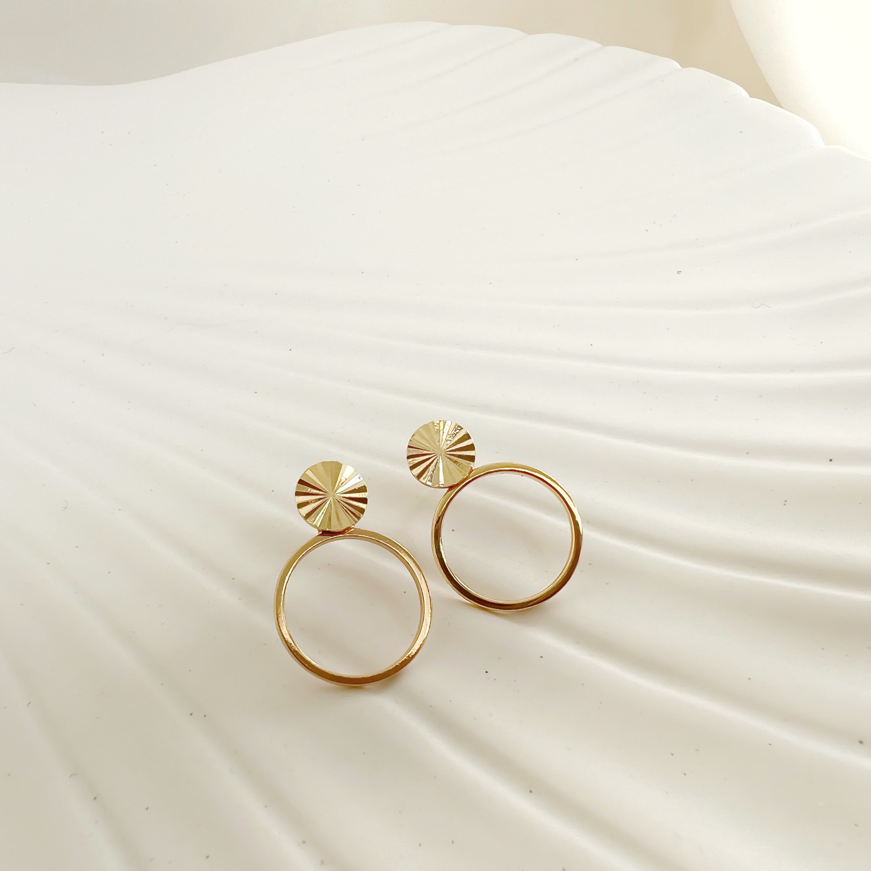 Scarlett Earrings - 18 carat gold plated