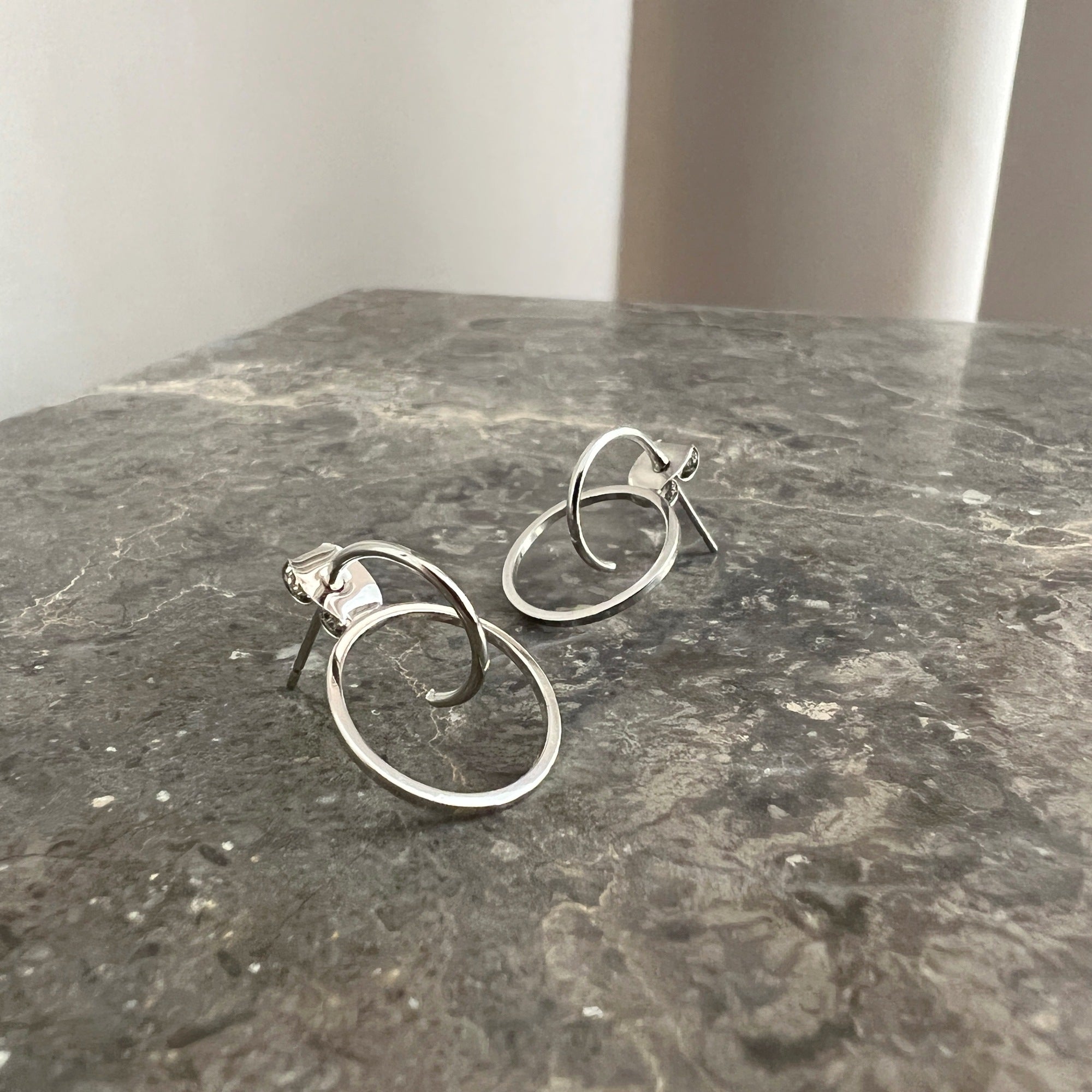 Sharin Earrings - Silver Plated