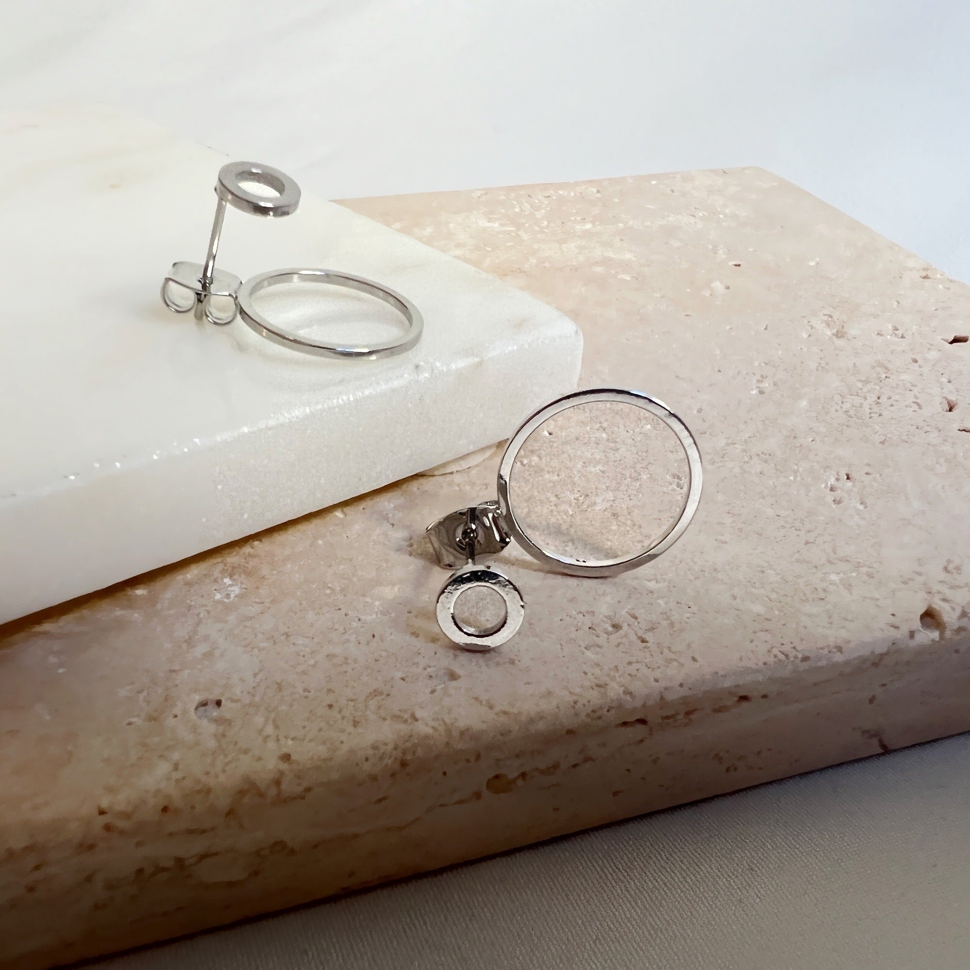 Ellen Earrings - Silver Plated