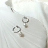 Lea Earrings SMALL - Silver Plated