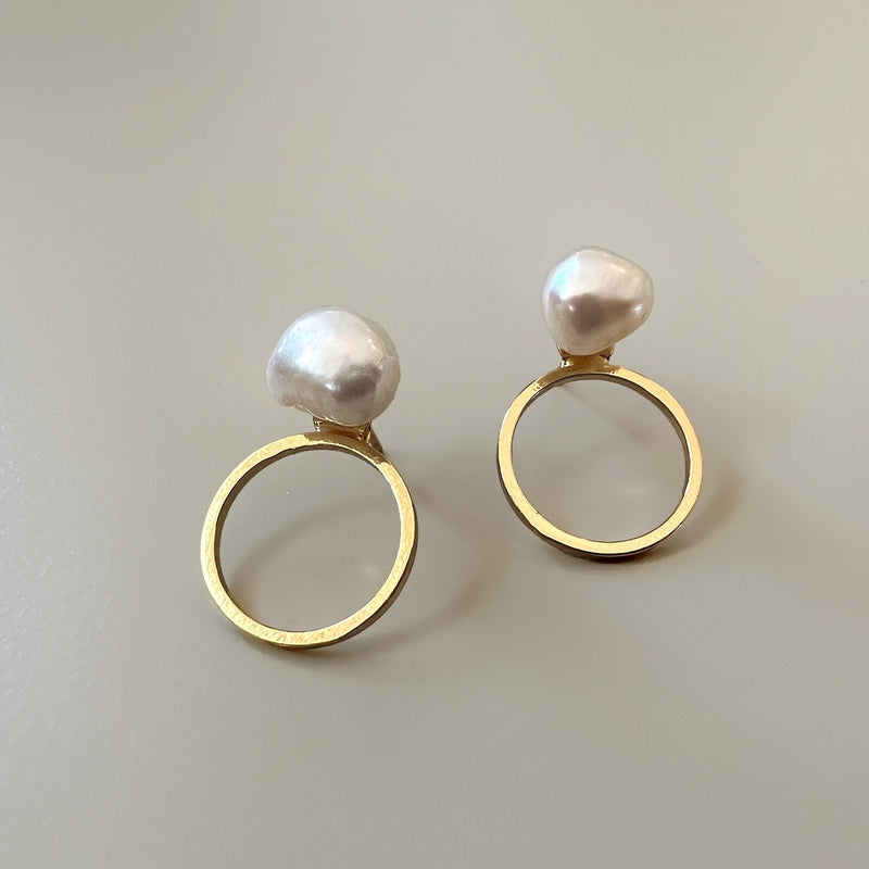 Vega Earrings - 18 carat gold plated