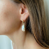 Norma Earrings - 18 carat gold plated