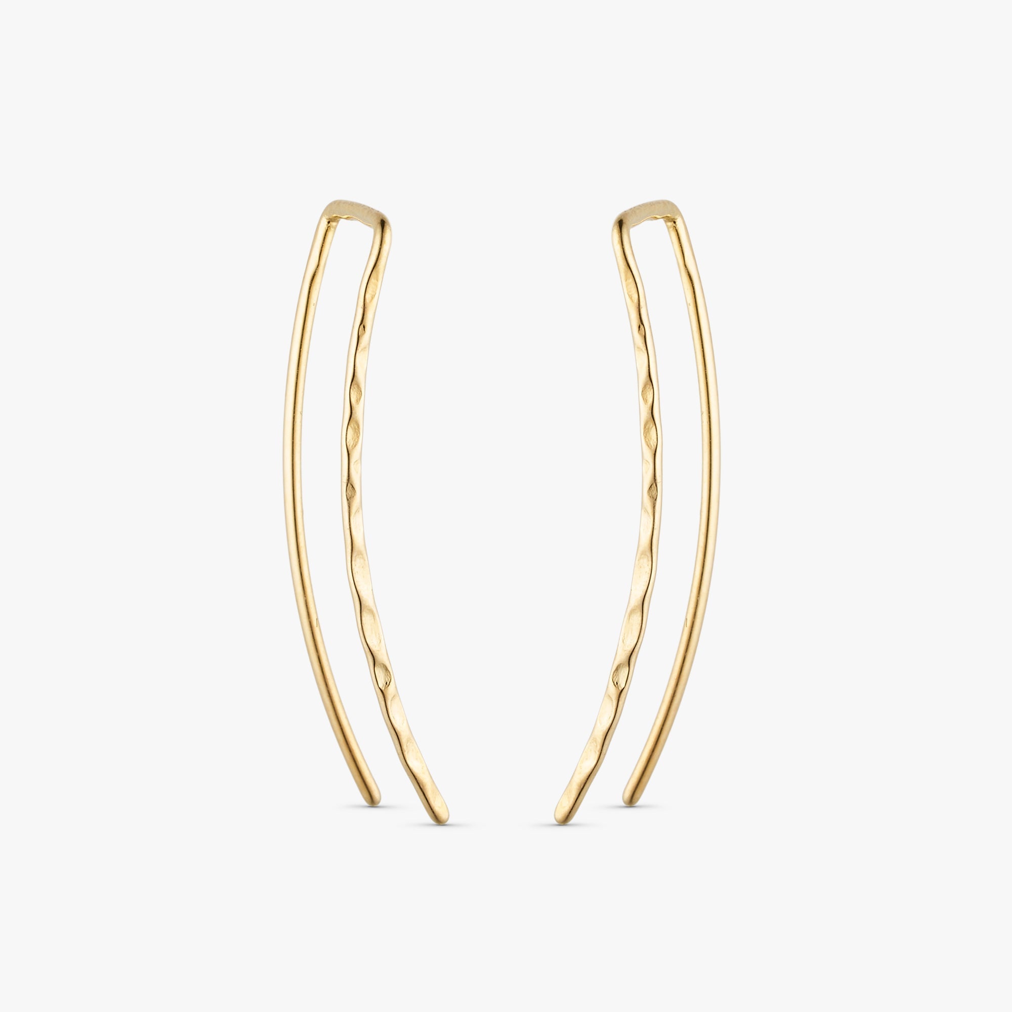 Julie Climber Earrings - 18 carat gold plated