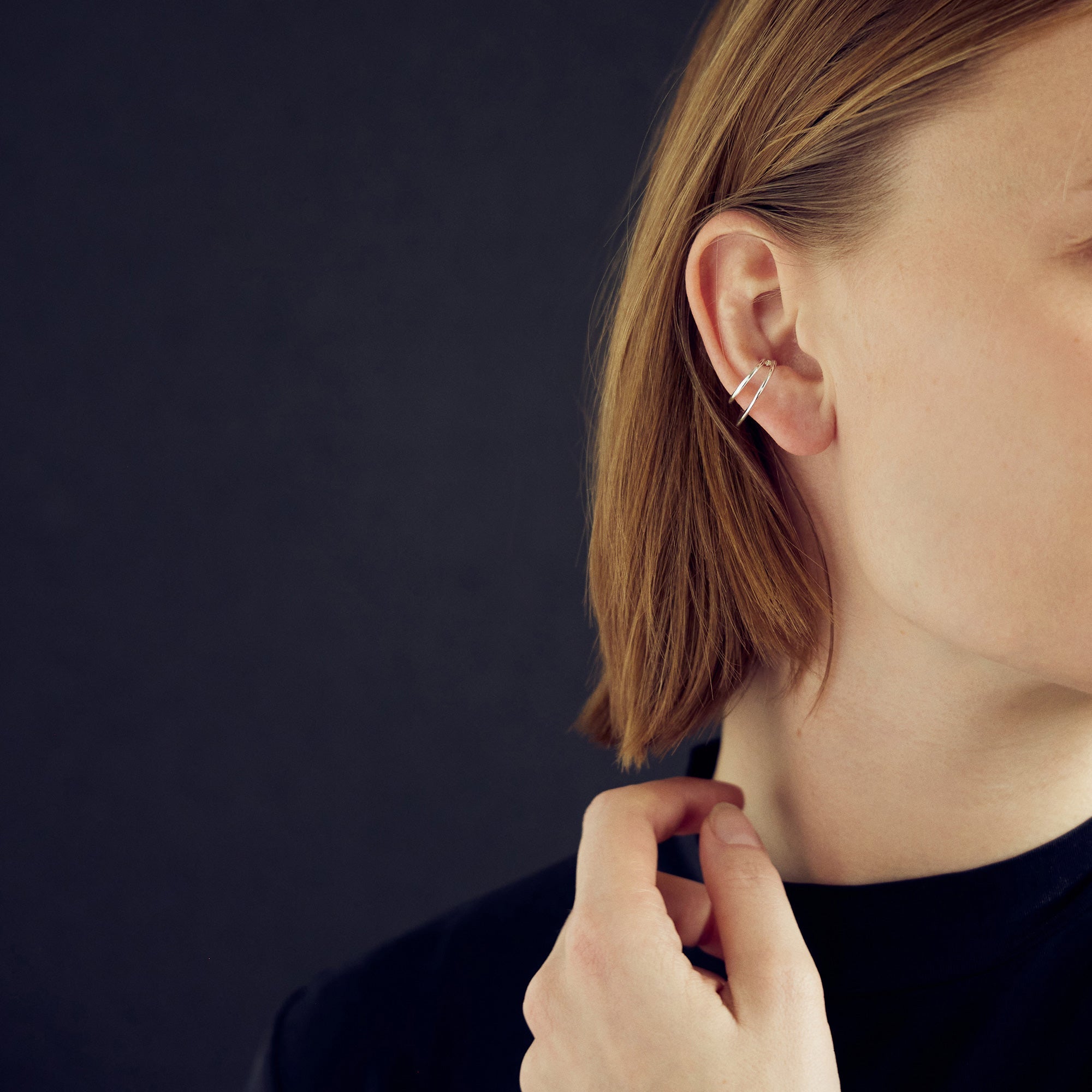 Yoko Earcuff - Silver plated