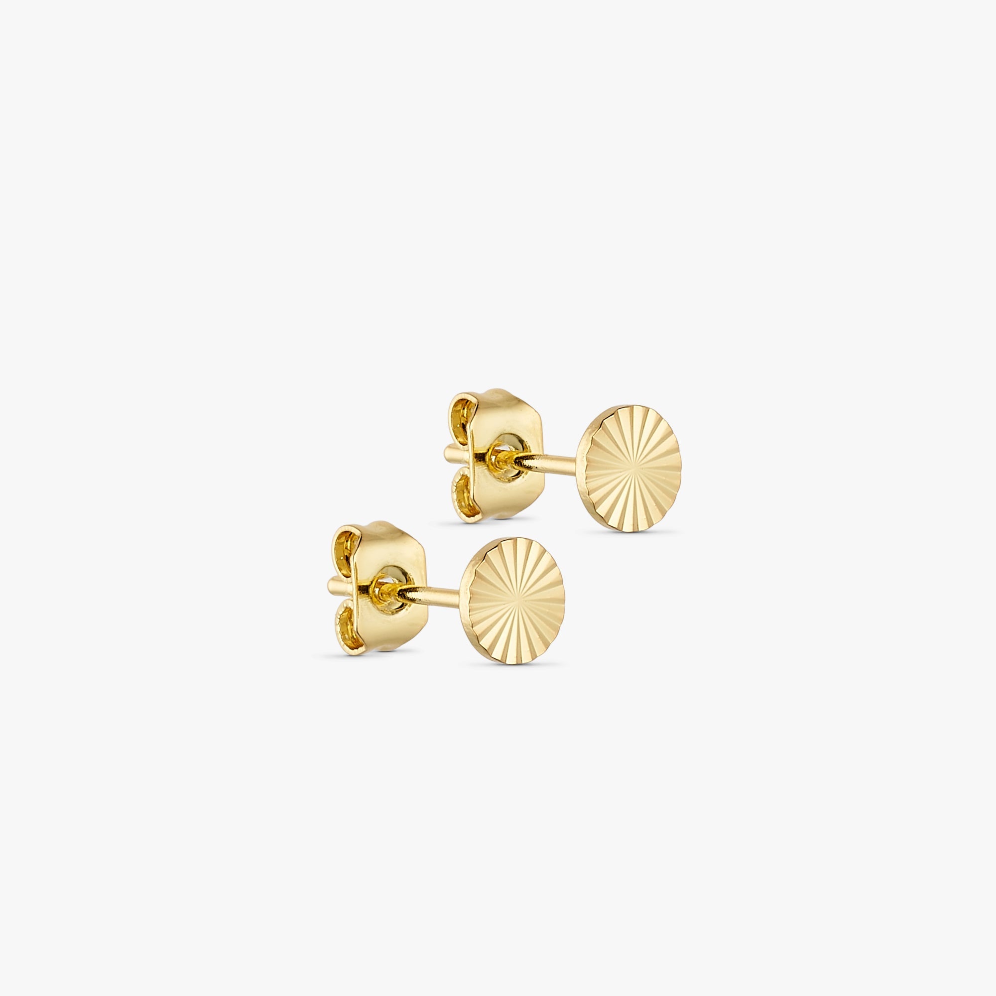 Scarlett Stud Earrings Small - 18 carat gold plated