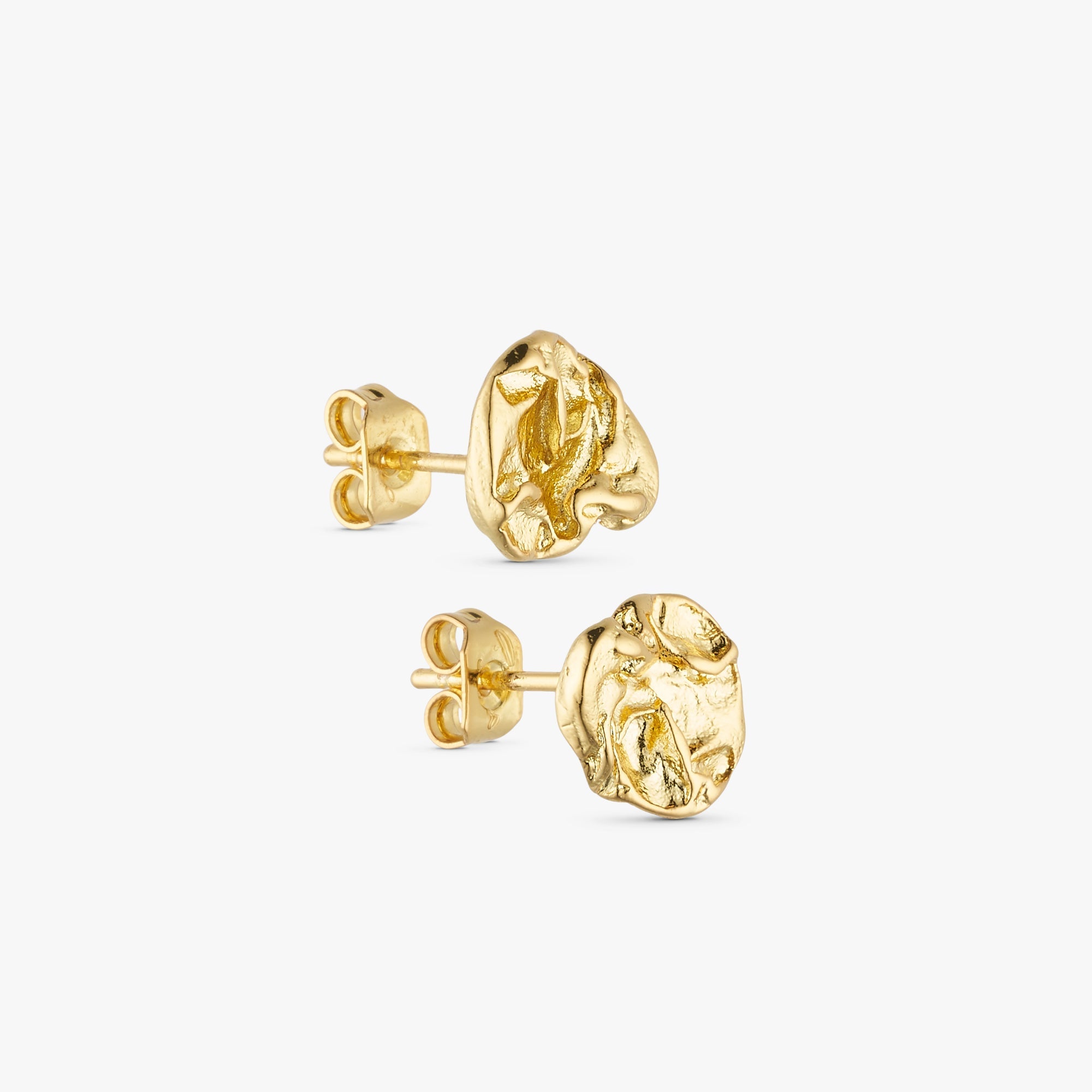 Noelle Stud Earrings - 18 carat gold plated