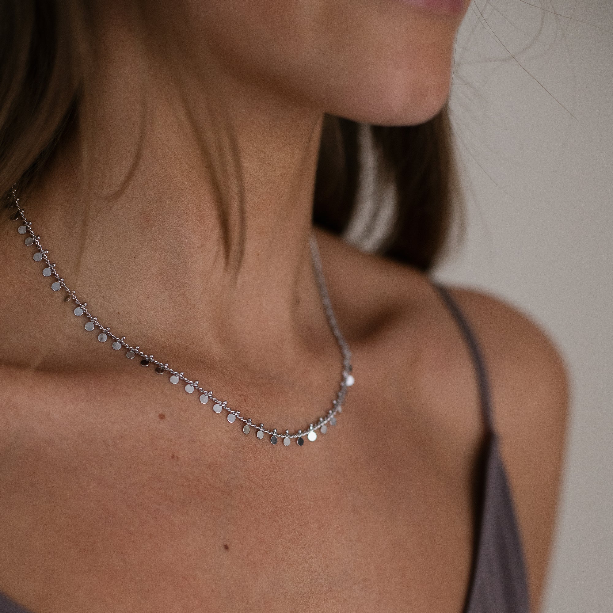 Ave Necklace - Silver Plated